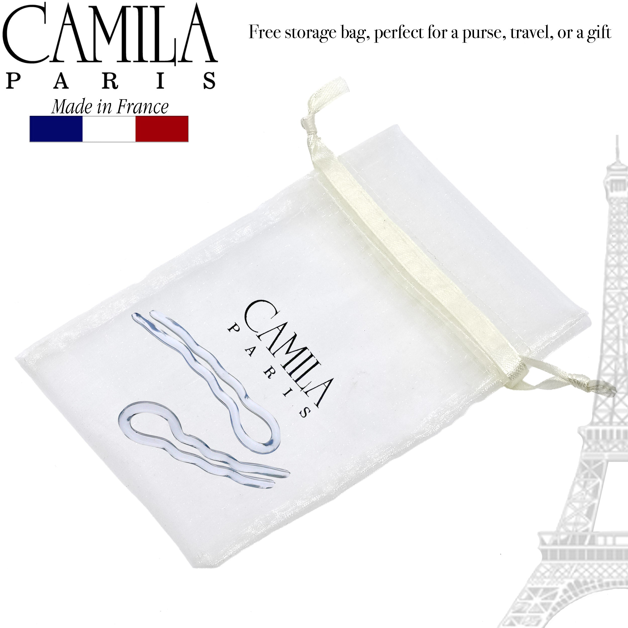 Camila Paris French hair stick cellulose acetate