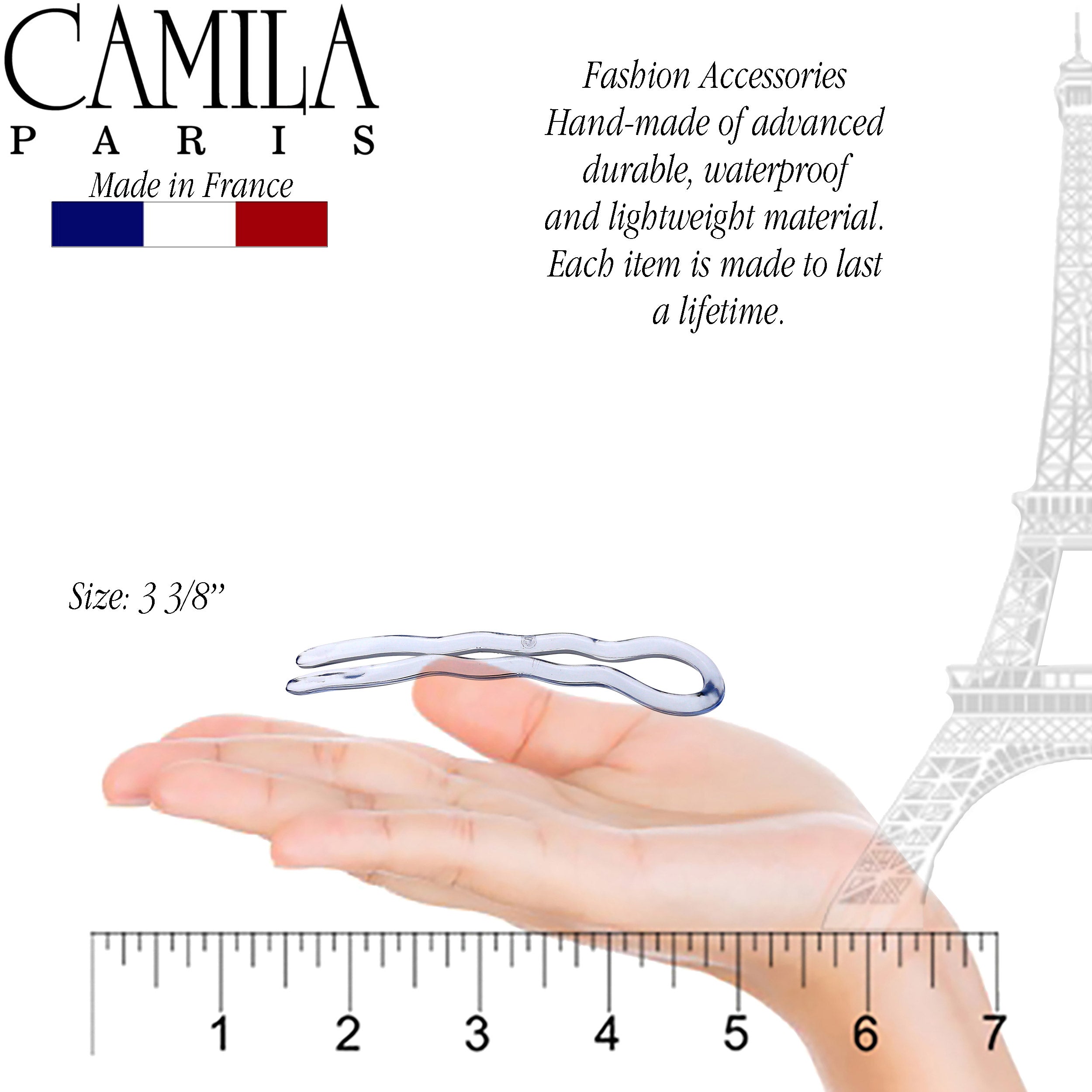 Camila Paris French hair stick cellulose acetate