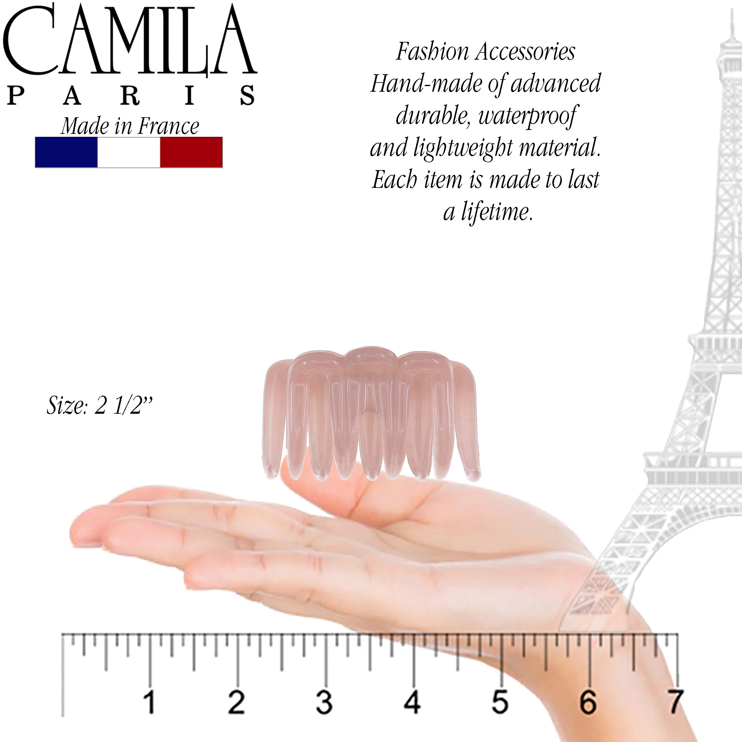 Camila Paris French hair clip cellulose acetate