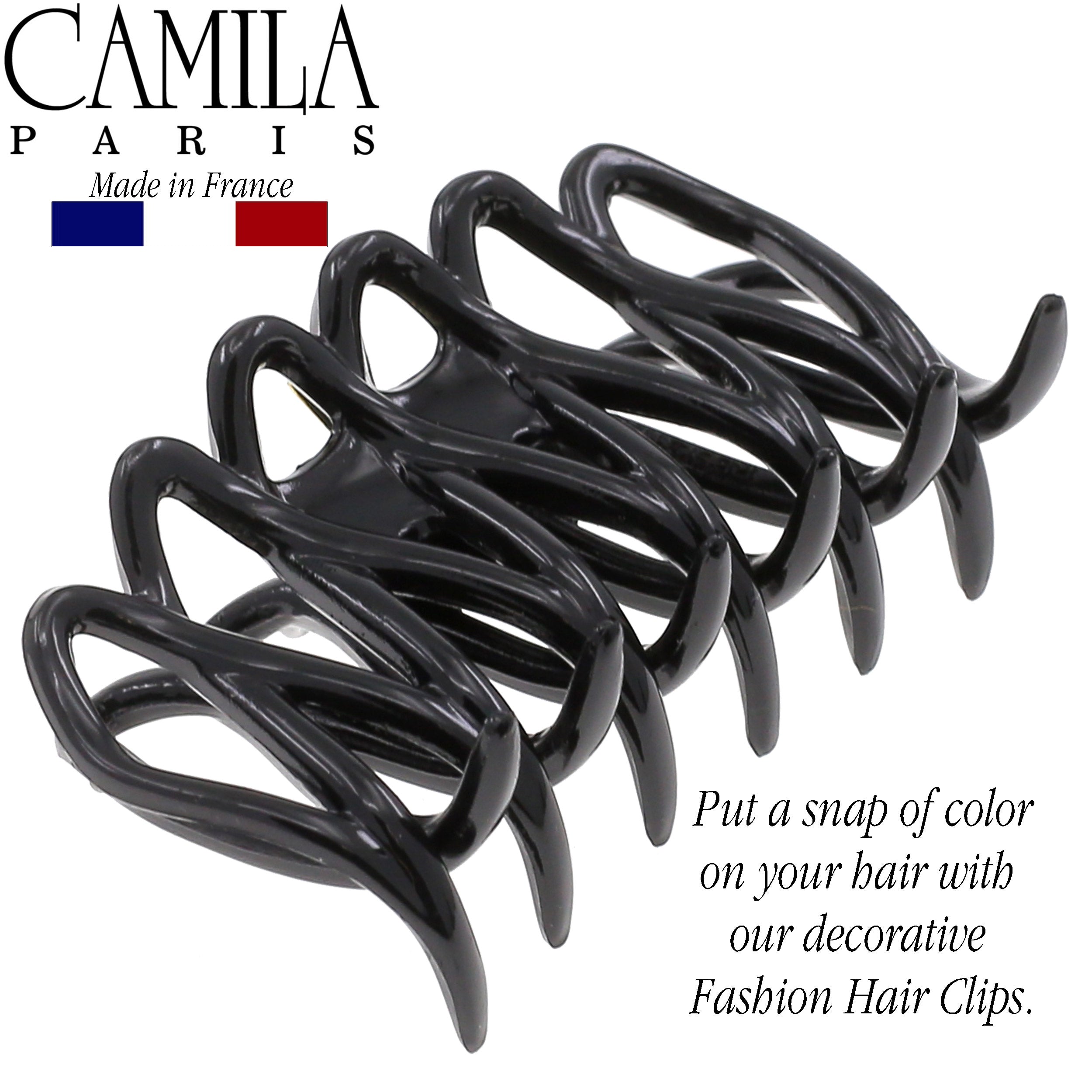 Camila Paris French hair clip cellulose acetate