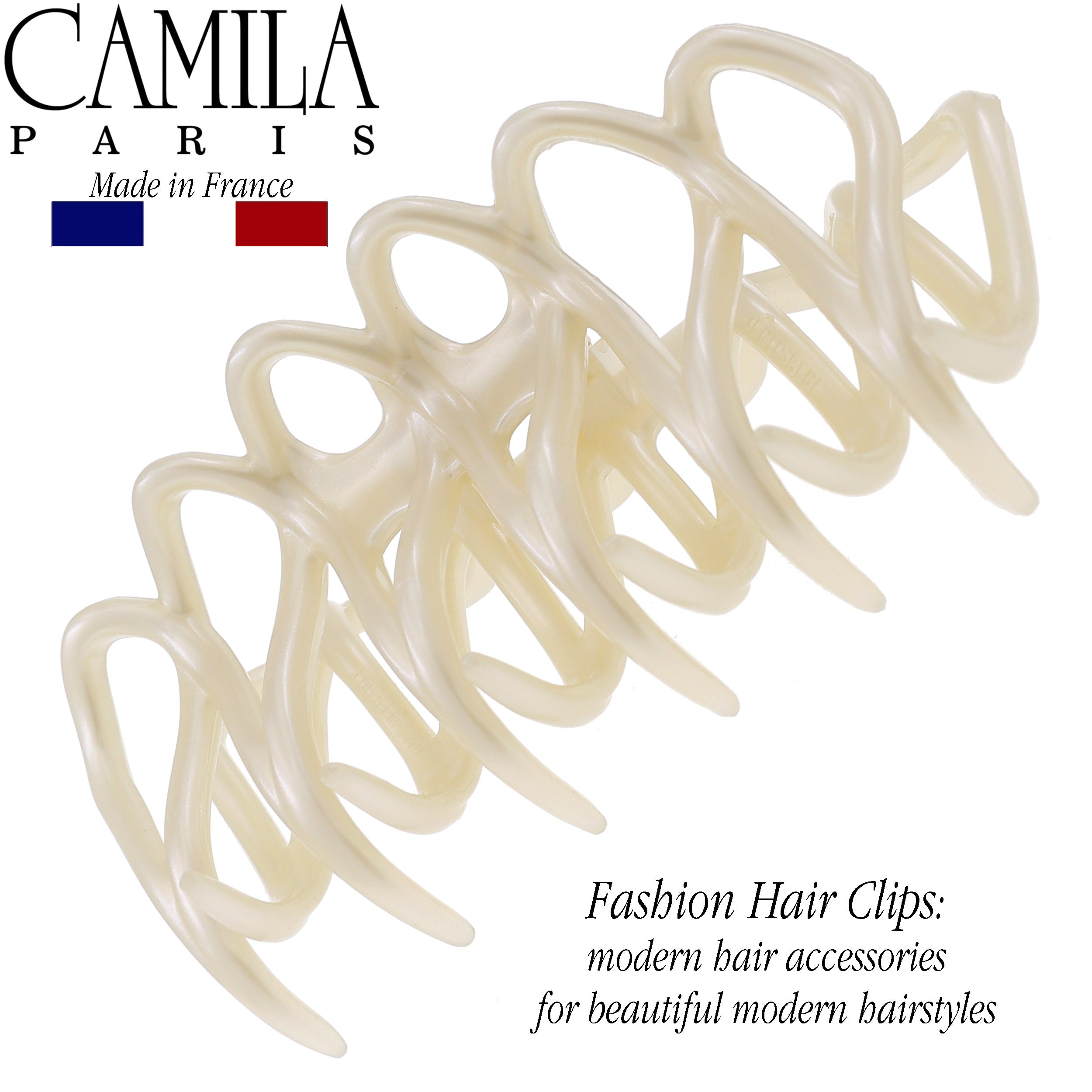 Camila Paris French hair clip cellulose acetate