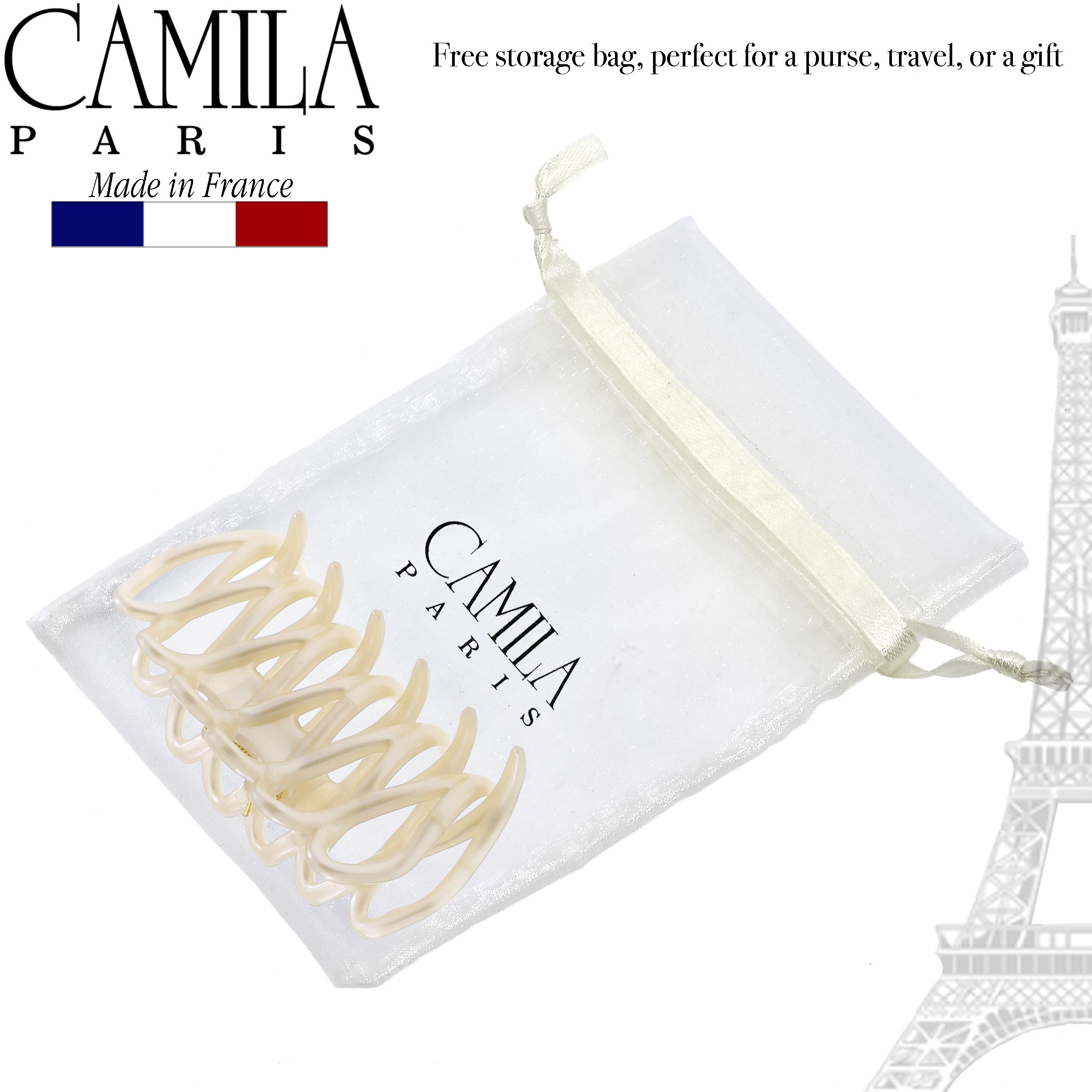 Camila Paris French hair clip cellulose acetate