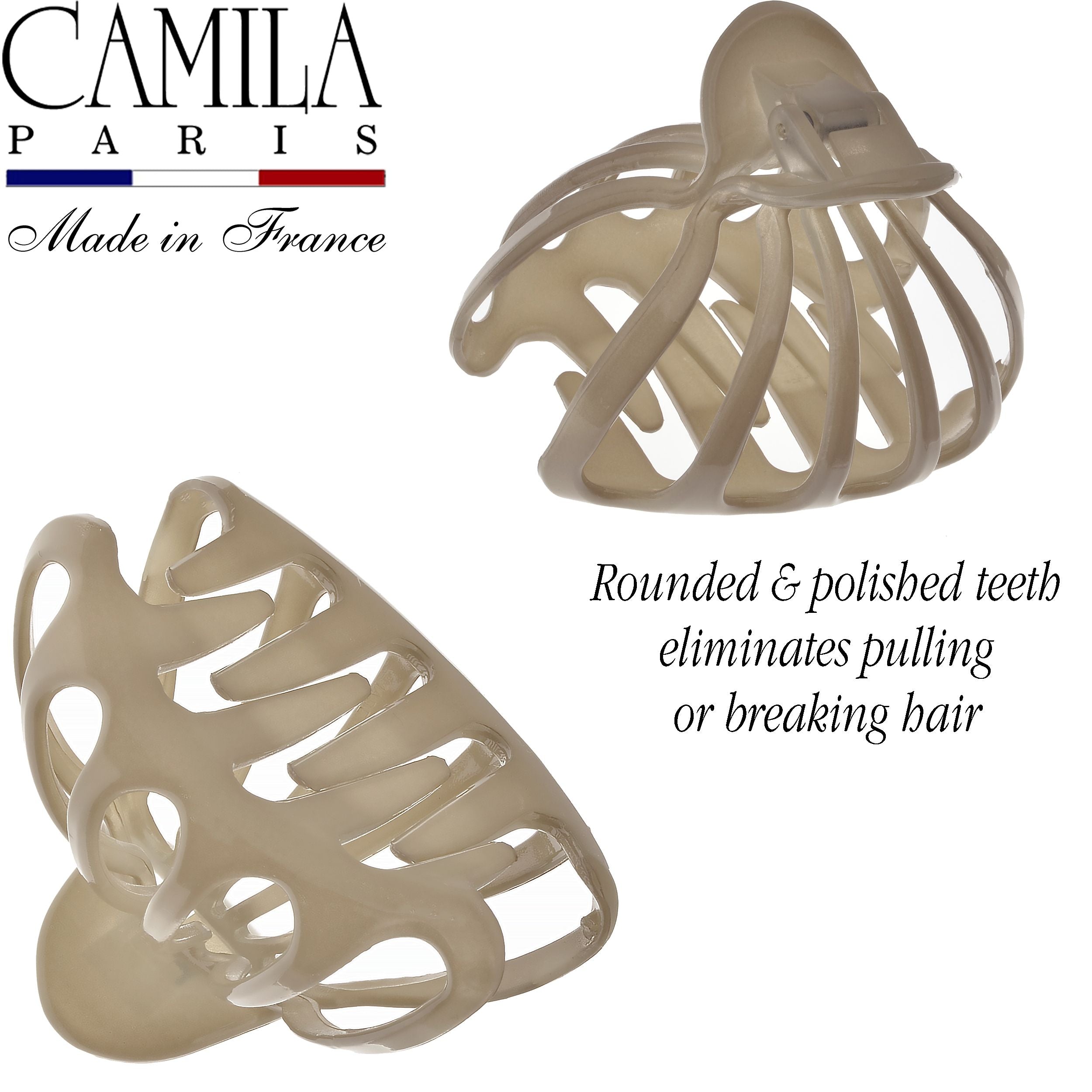 Camila Paris French claw clip cellulose acetate