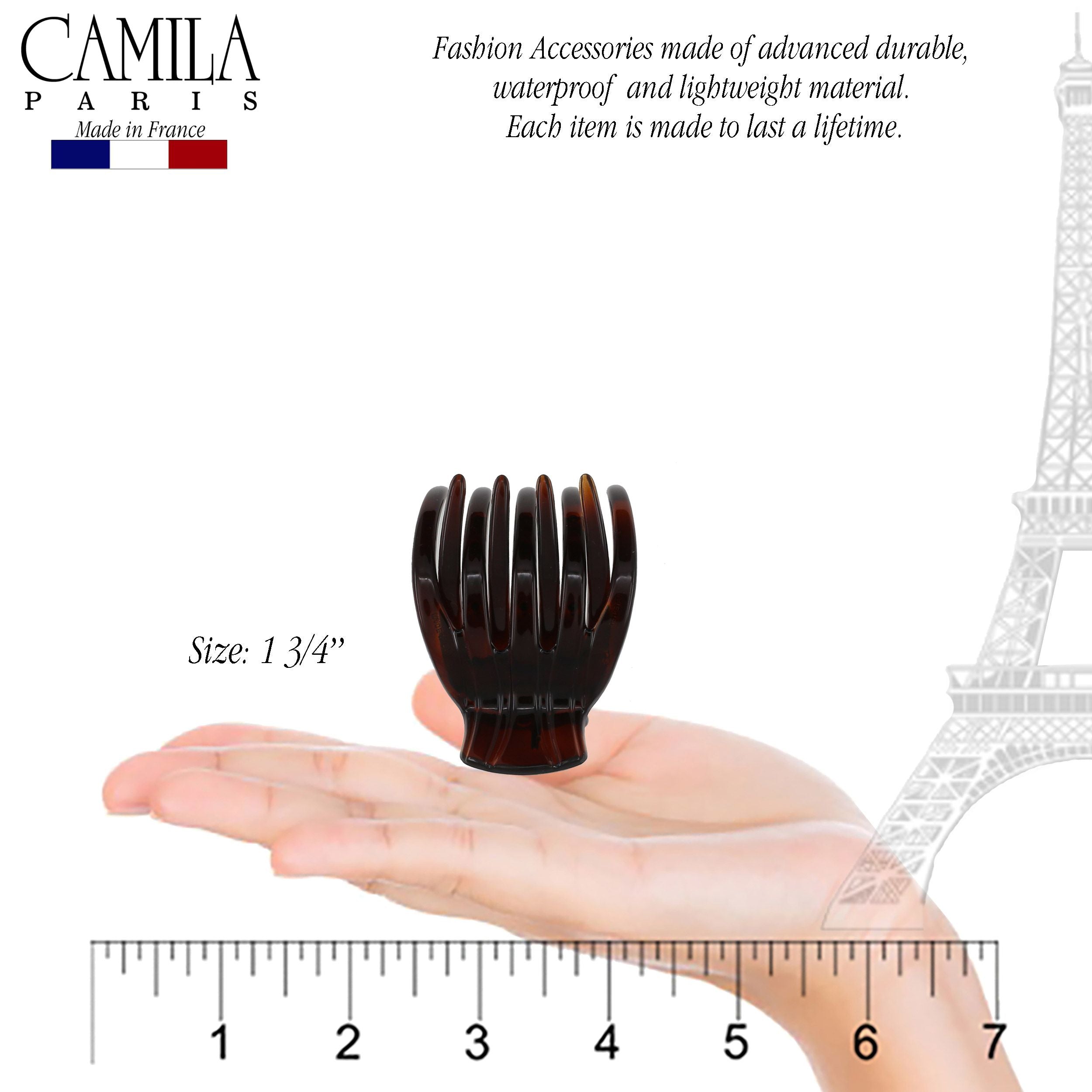 Camila Paris French hair clip cellulose acetate