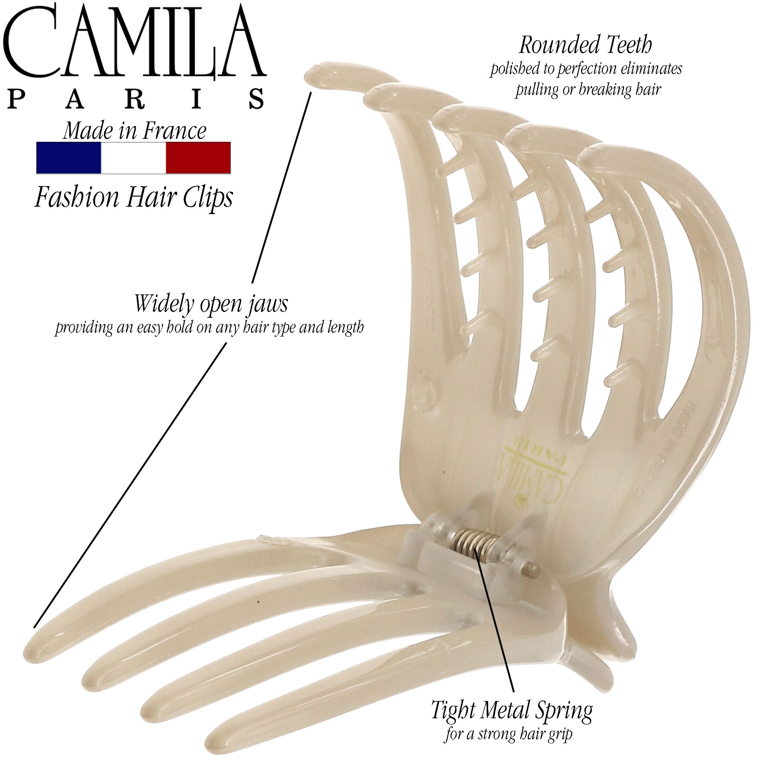 Camila Paris French hair clip cellulose acetate