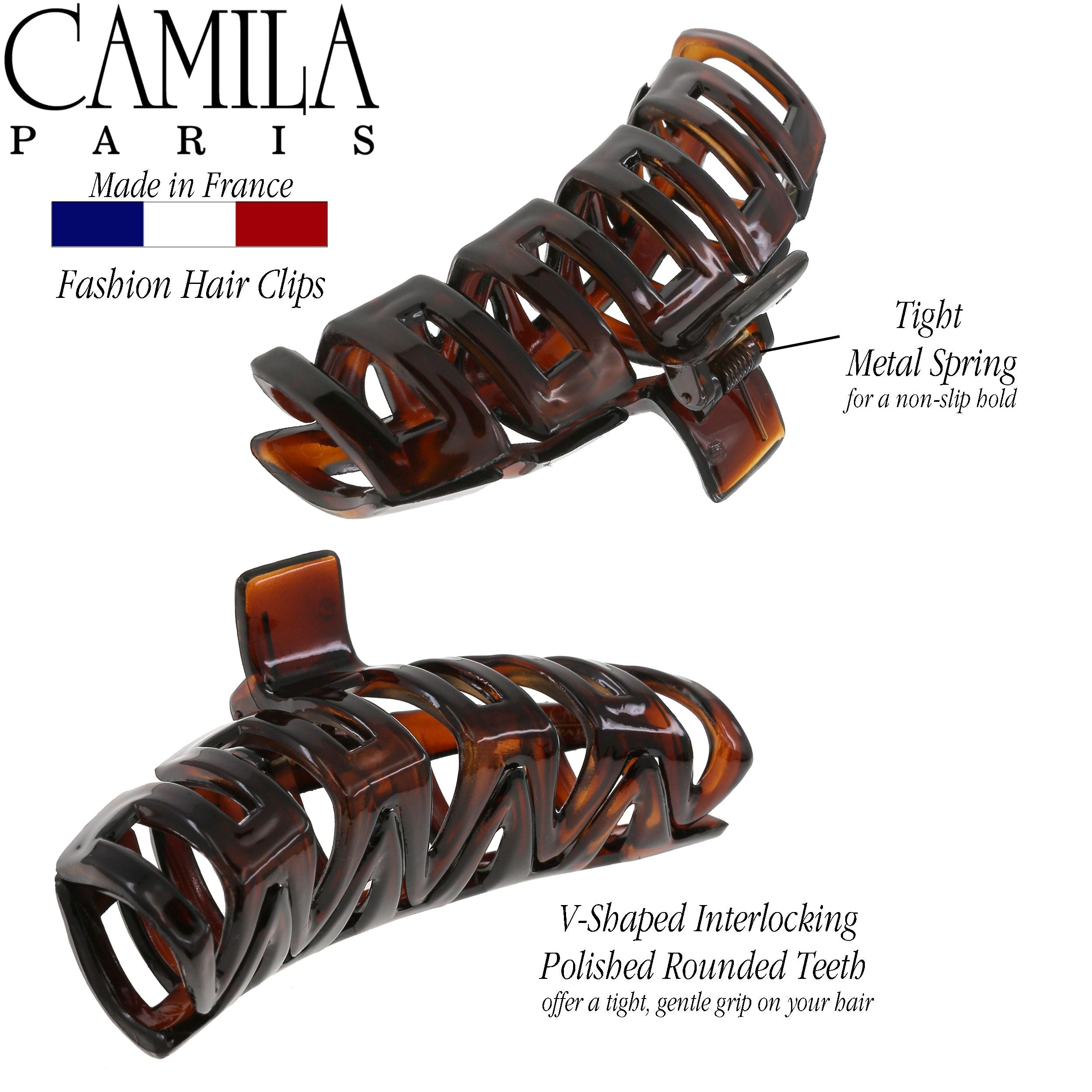 Camila Paris 2.5 Inch French hair clip cellulose acetate