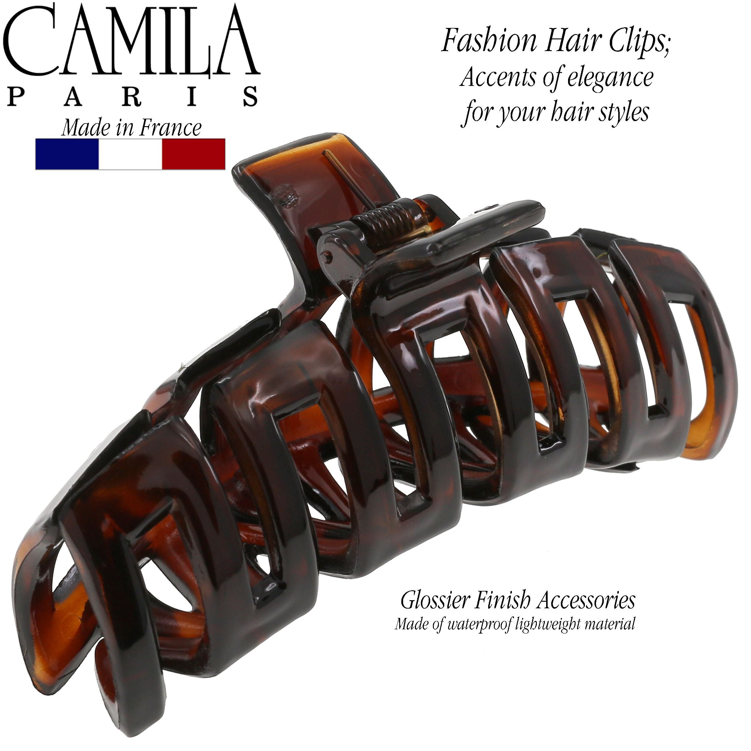 Camila Paris 4 Inch French hair clip cellulose acetate