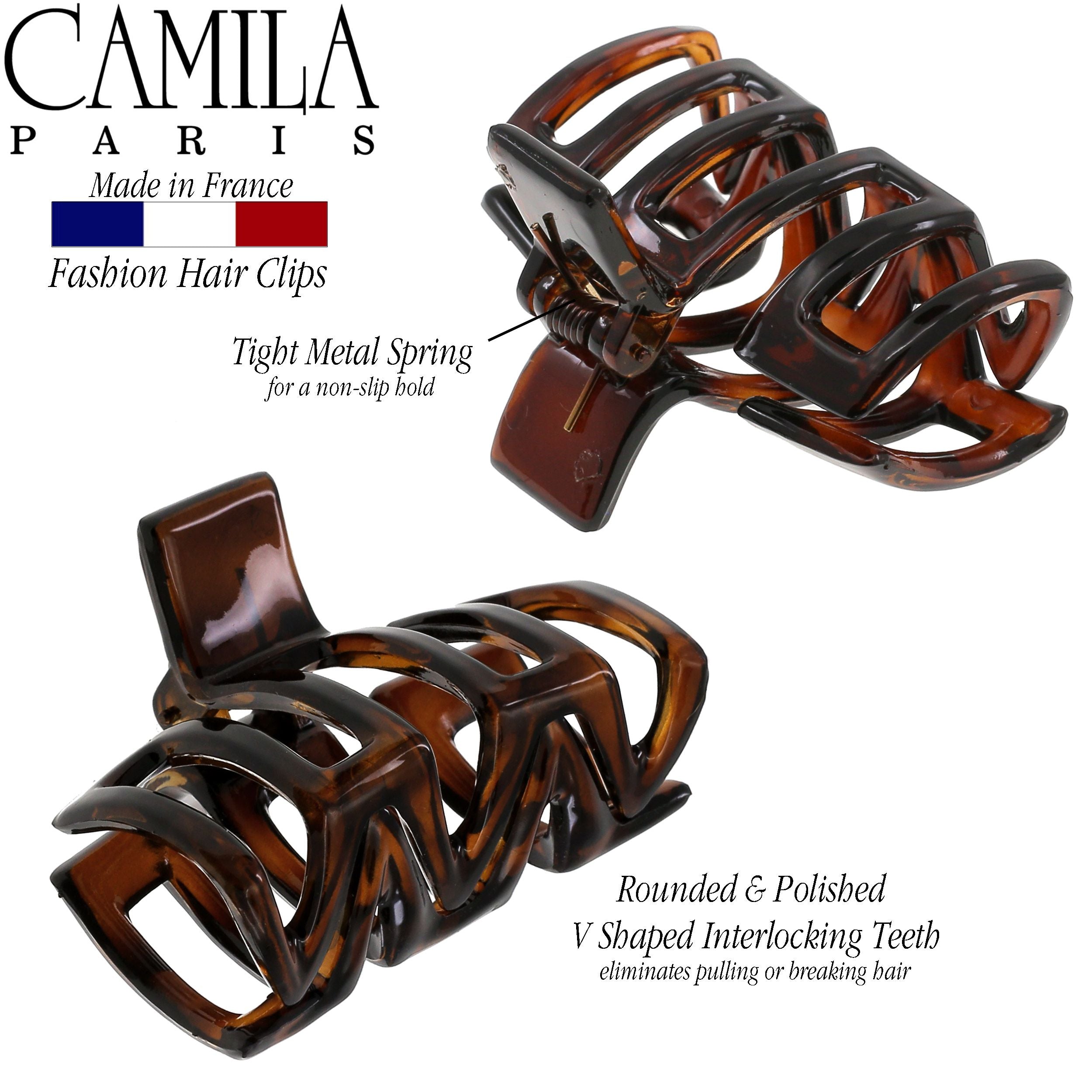 Camila Paris French hair clip cellulose acetate