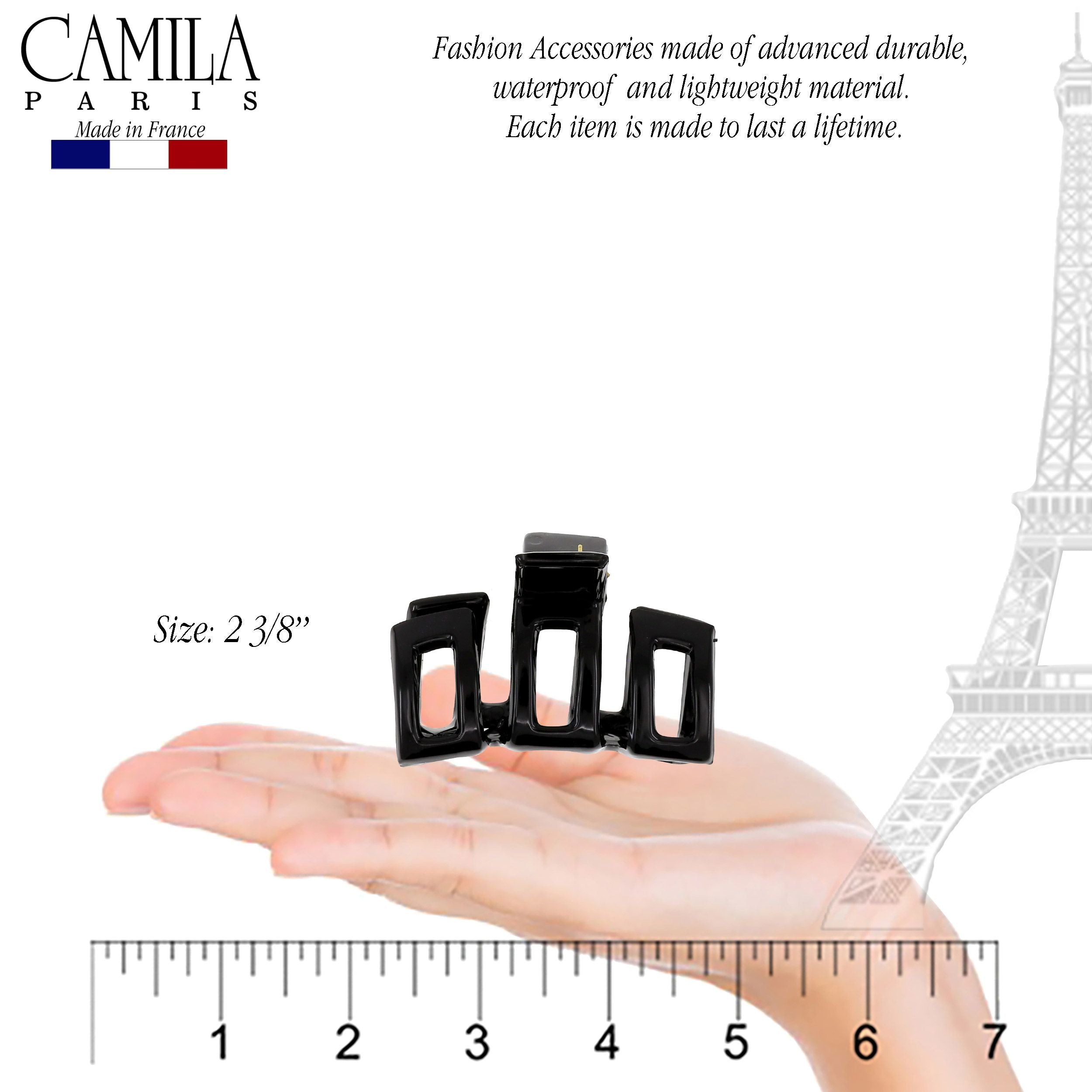 Camila Paris French hair clip cellulose acetate