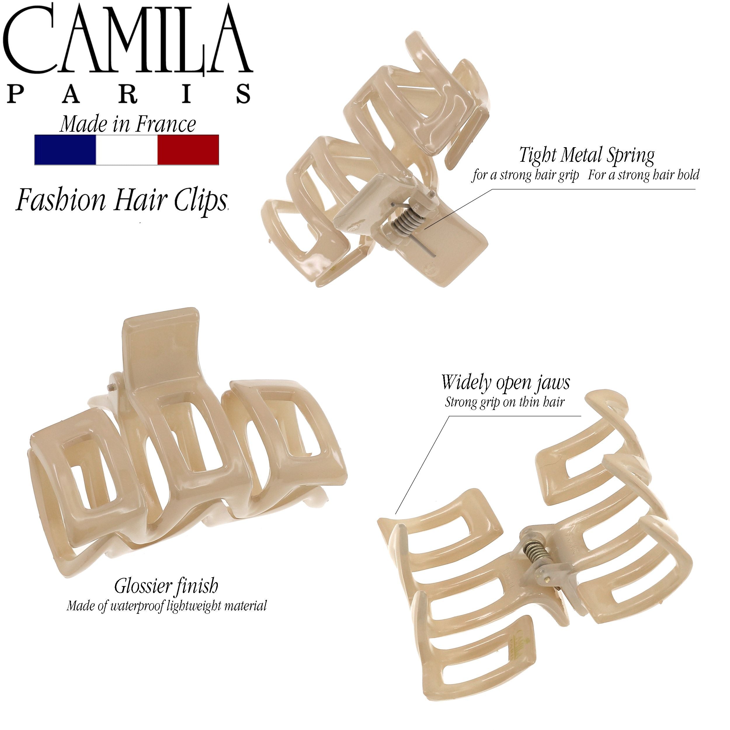 Camila Paris French hair clip cellulose acetate
