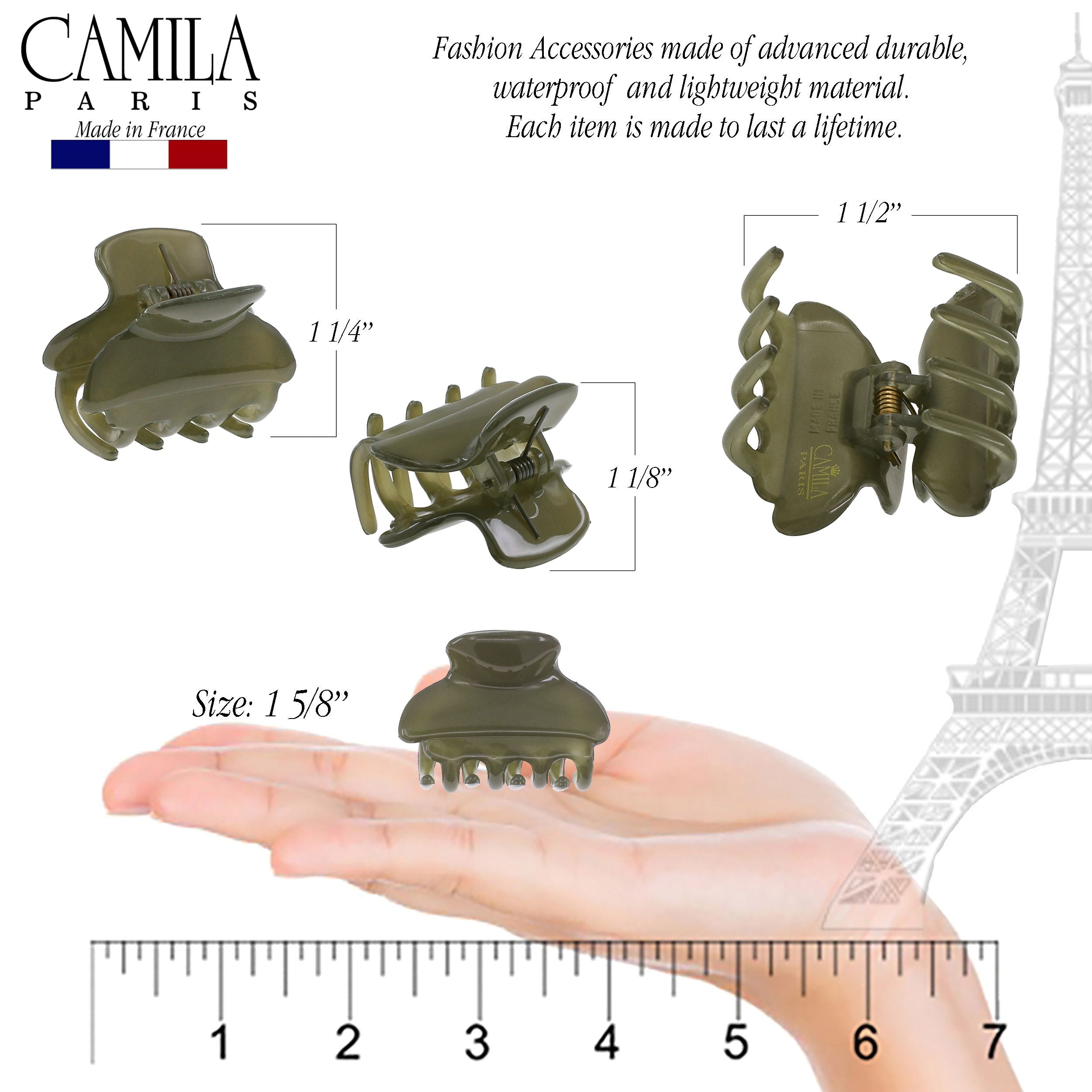 Camila Paris French hair clip cellulose acetate