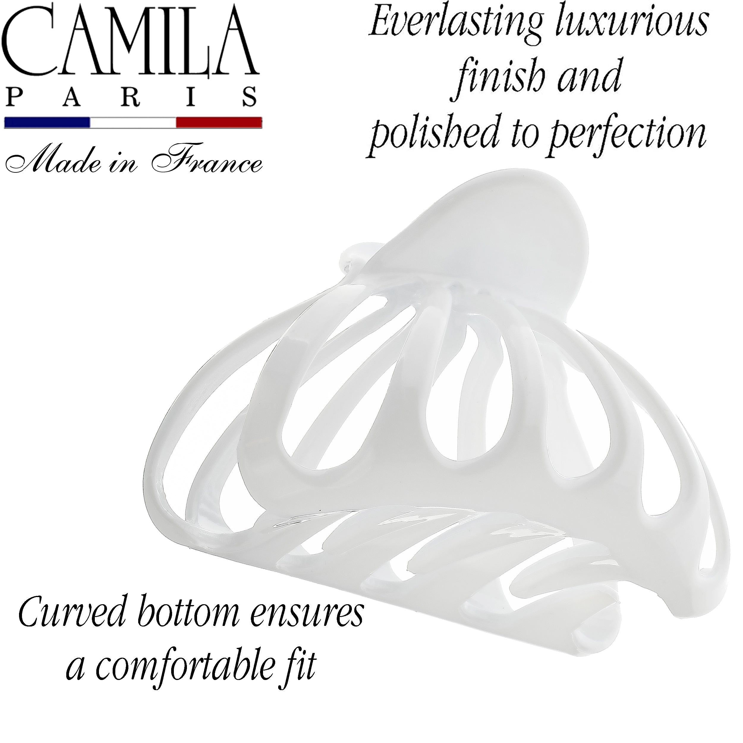 Camila Paris French claw clip cellulose acetate