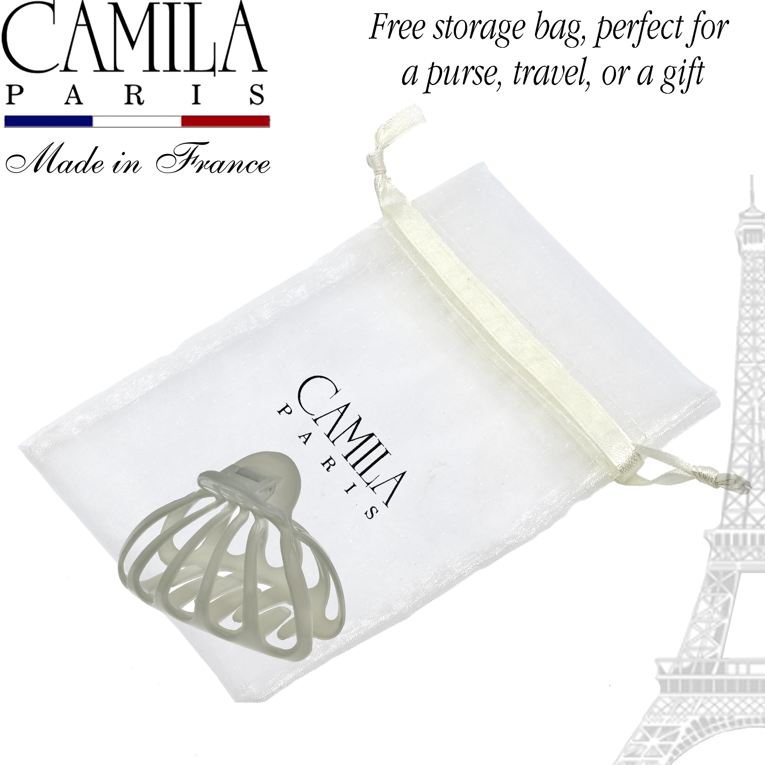 Camila Paris French claw clip cellulose acetate
