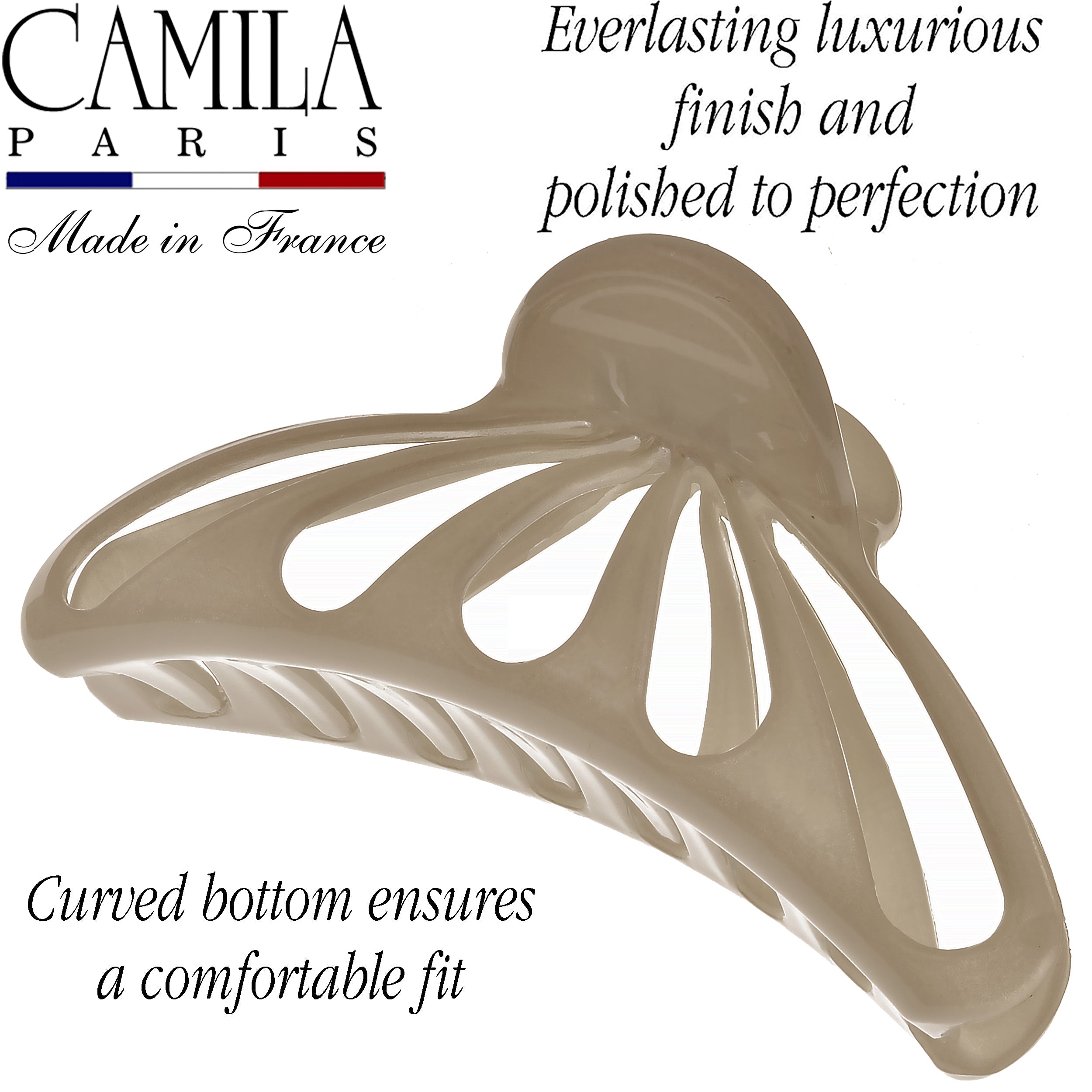 Camila Paris French claw clip cellulose acetate