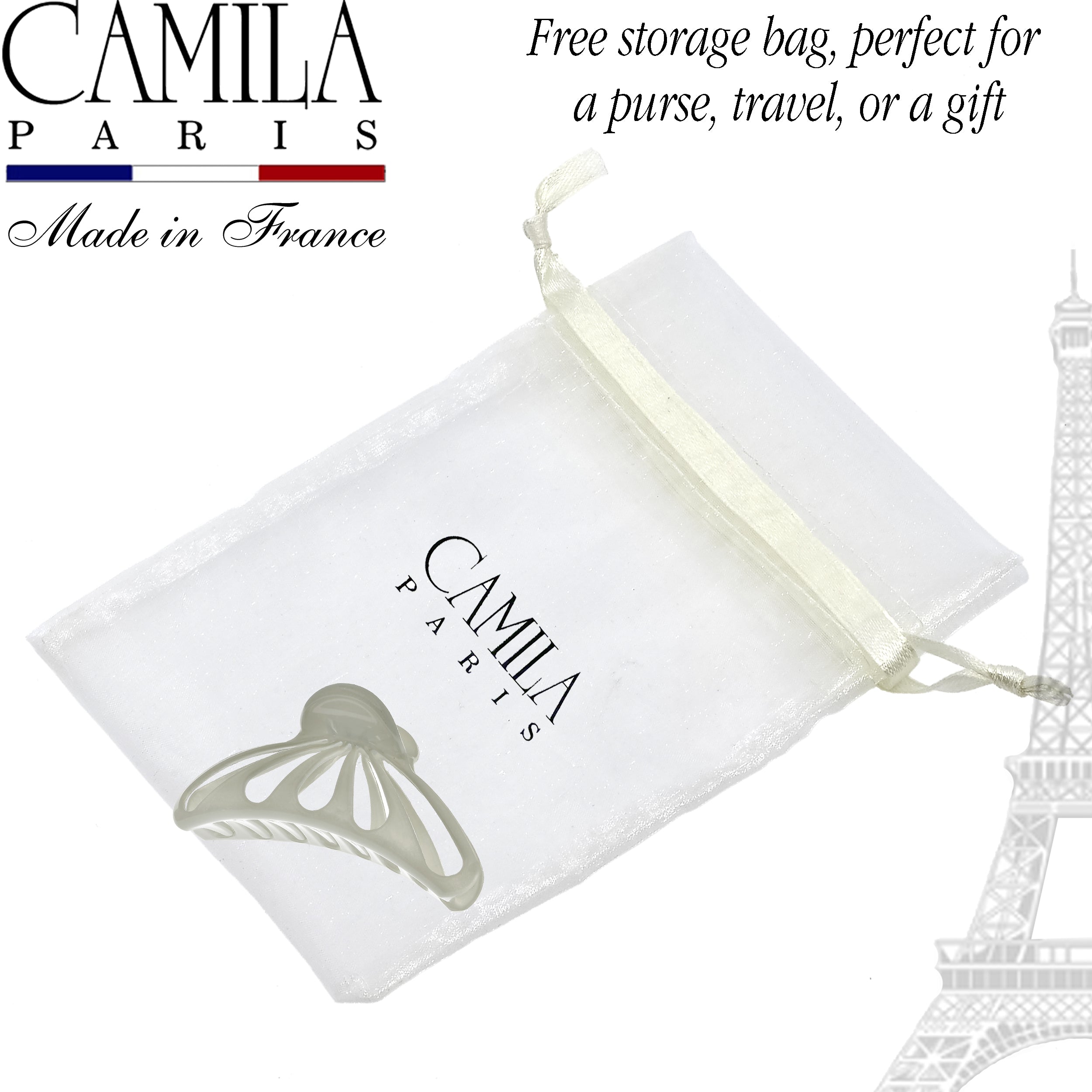 Camila Paris French claw clip cellulose acetate