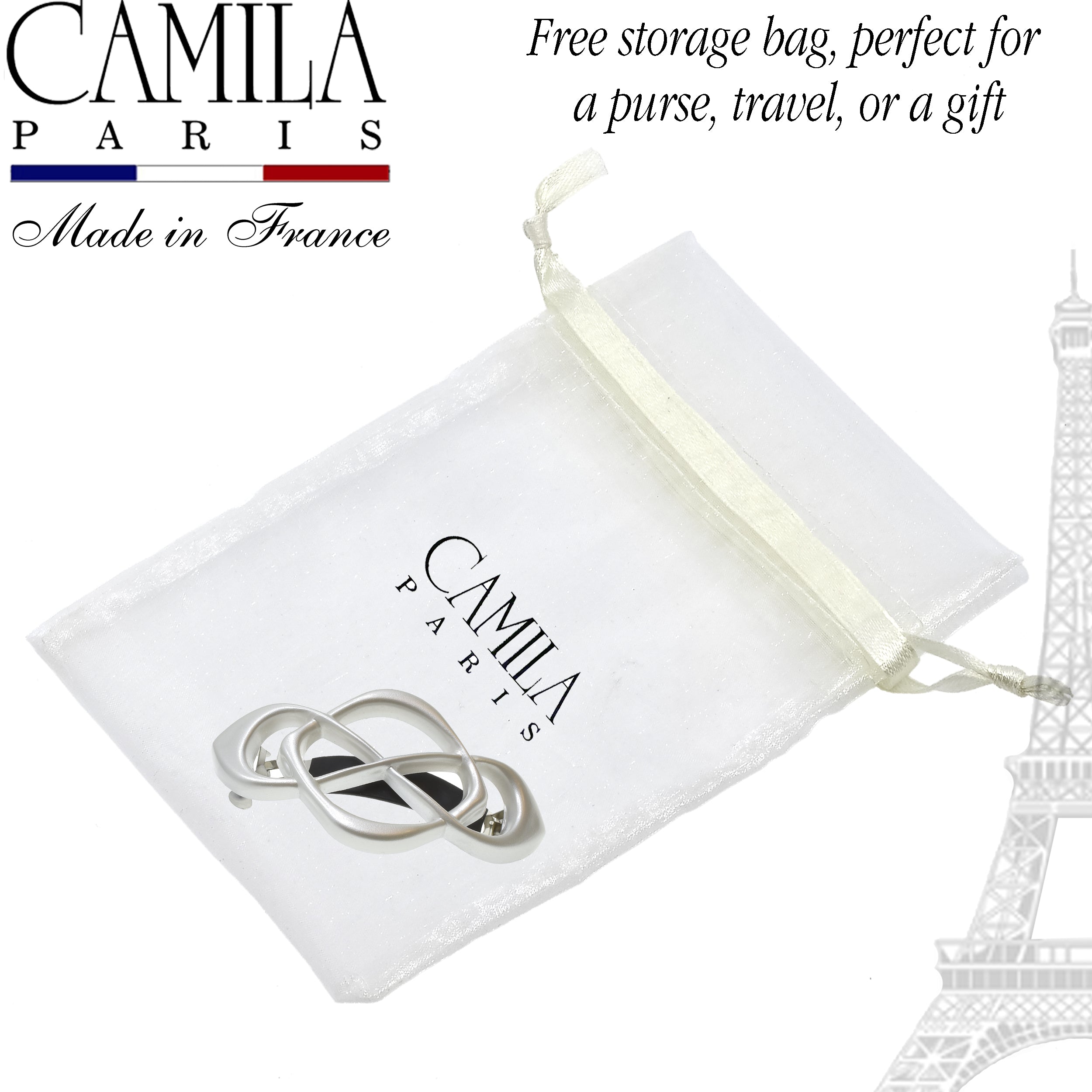 Camila Paris French barrette cellulose acetate