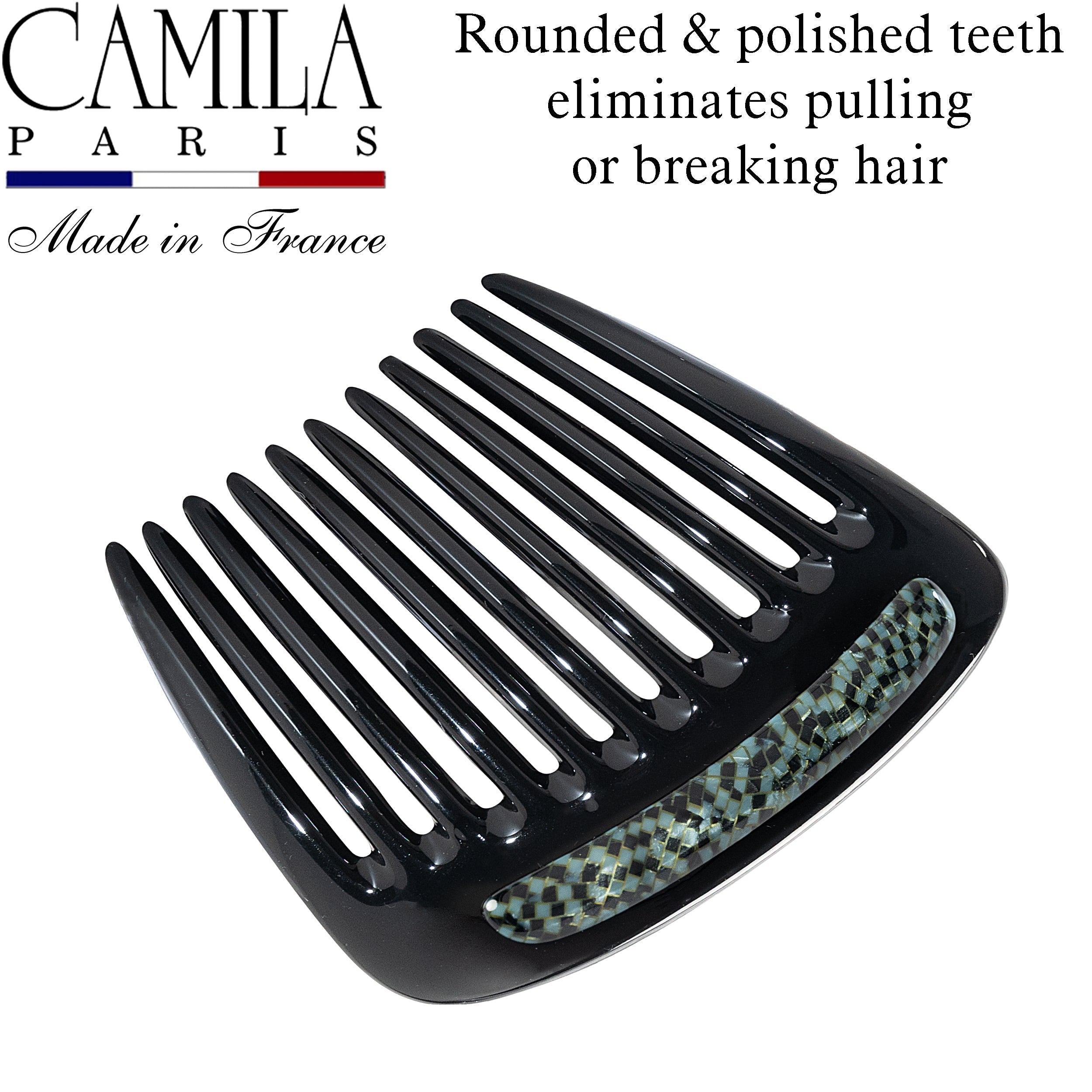 Camila Paris Charlotte French side comb cellulose acetate