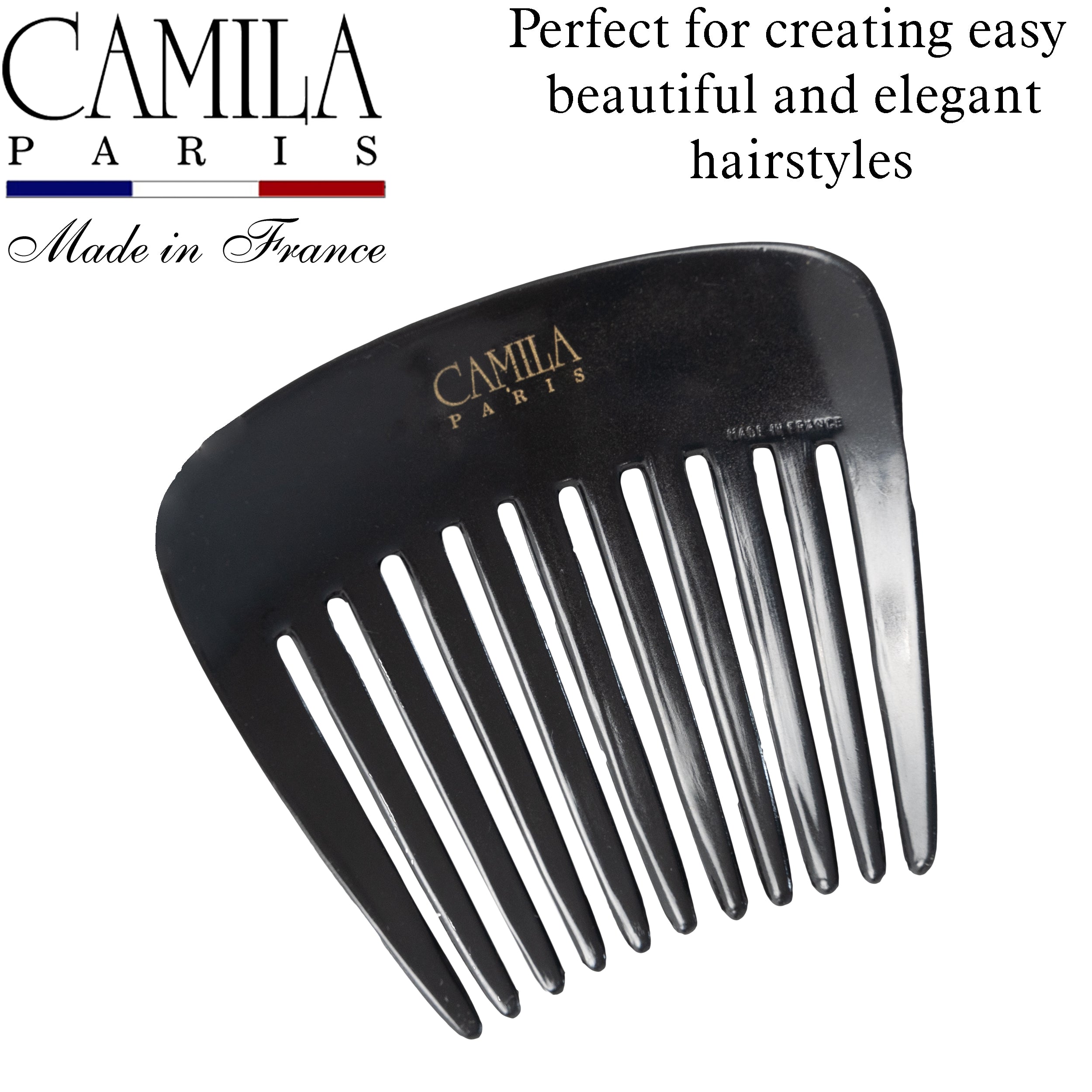 Camila Paris Charlotte French side comb cellulose acetate