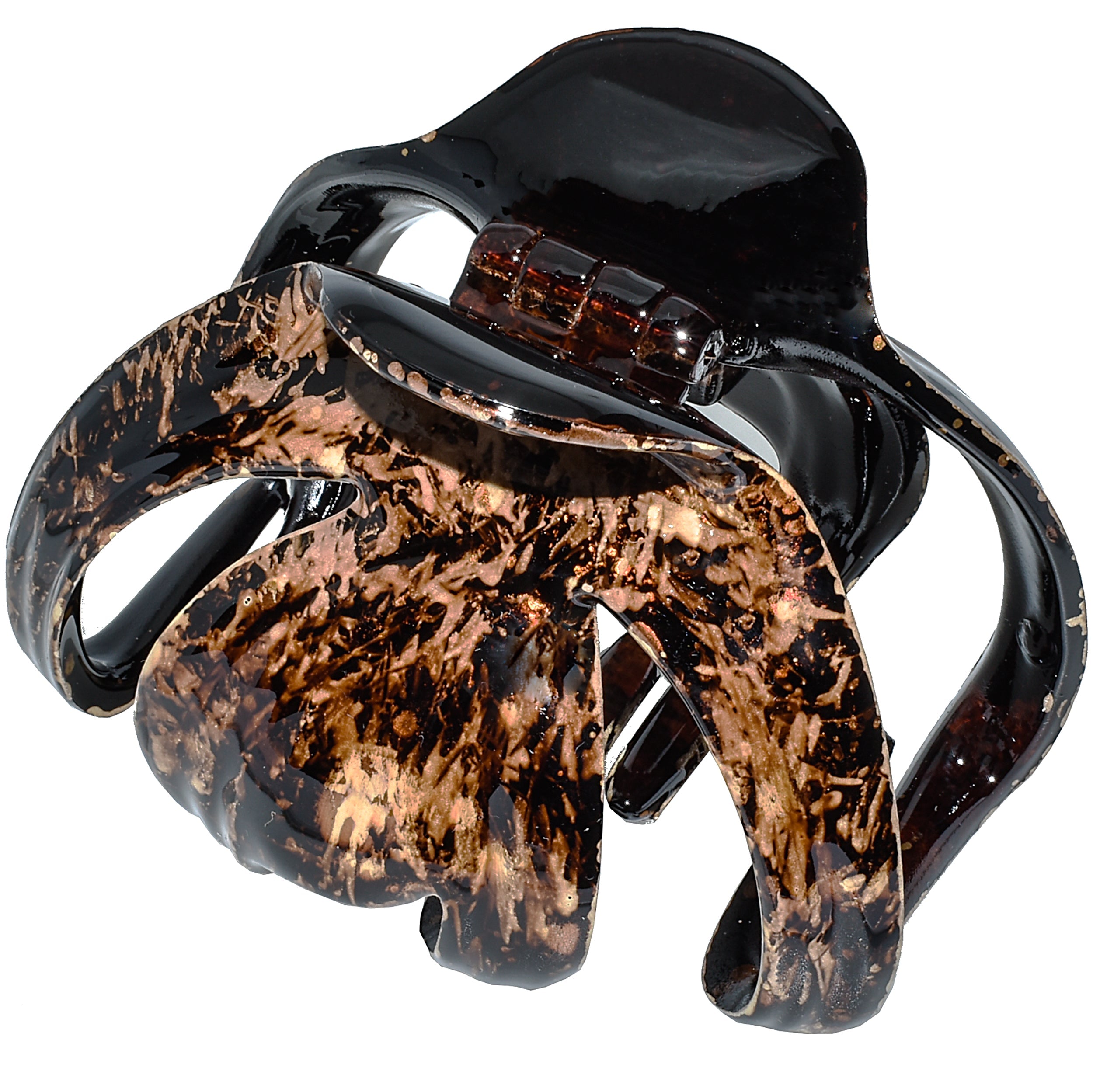 Camila Paris Hand Painted French claw clip cellulose acetate