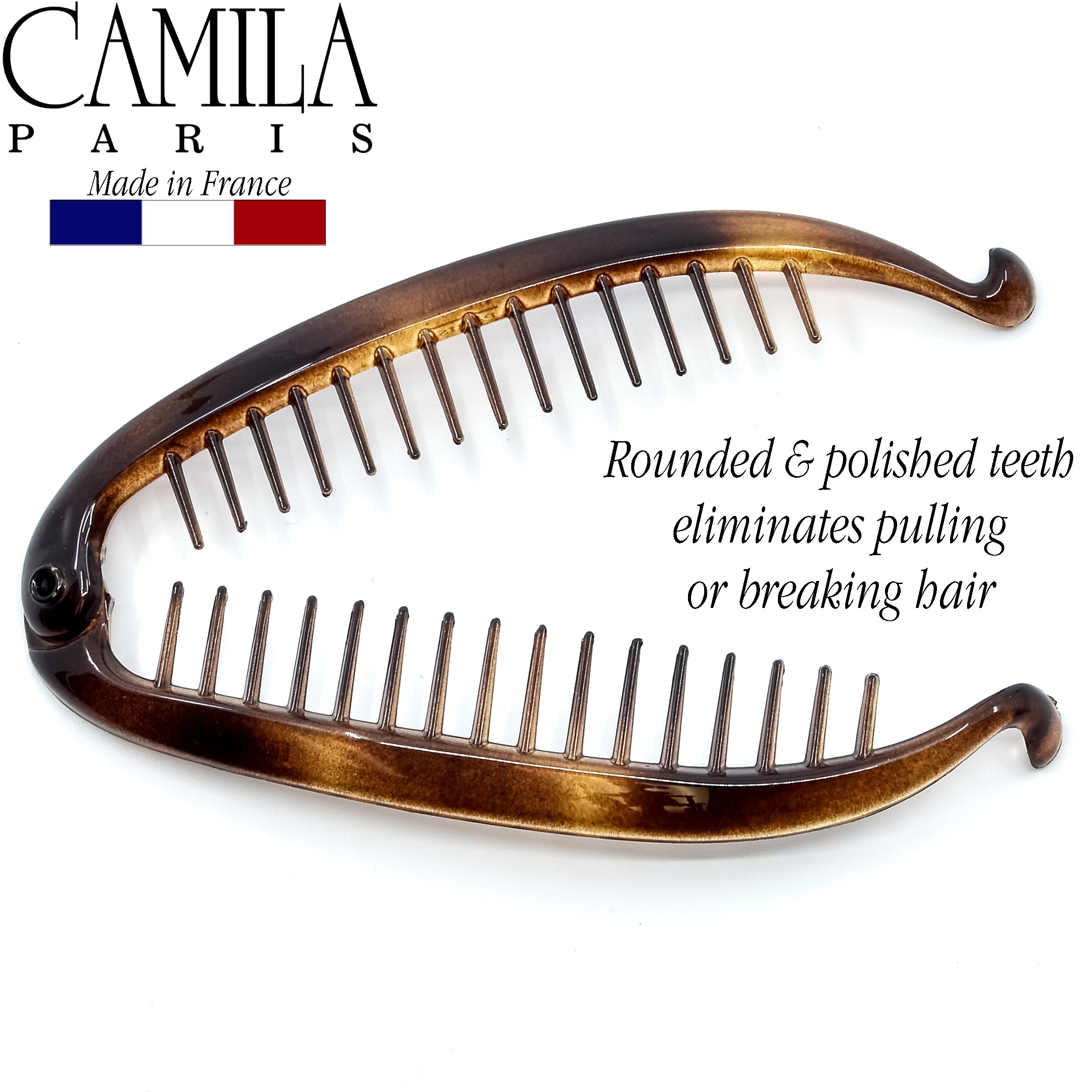 Camila Paris French banana clip cellulose acetate