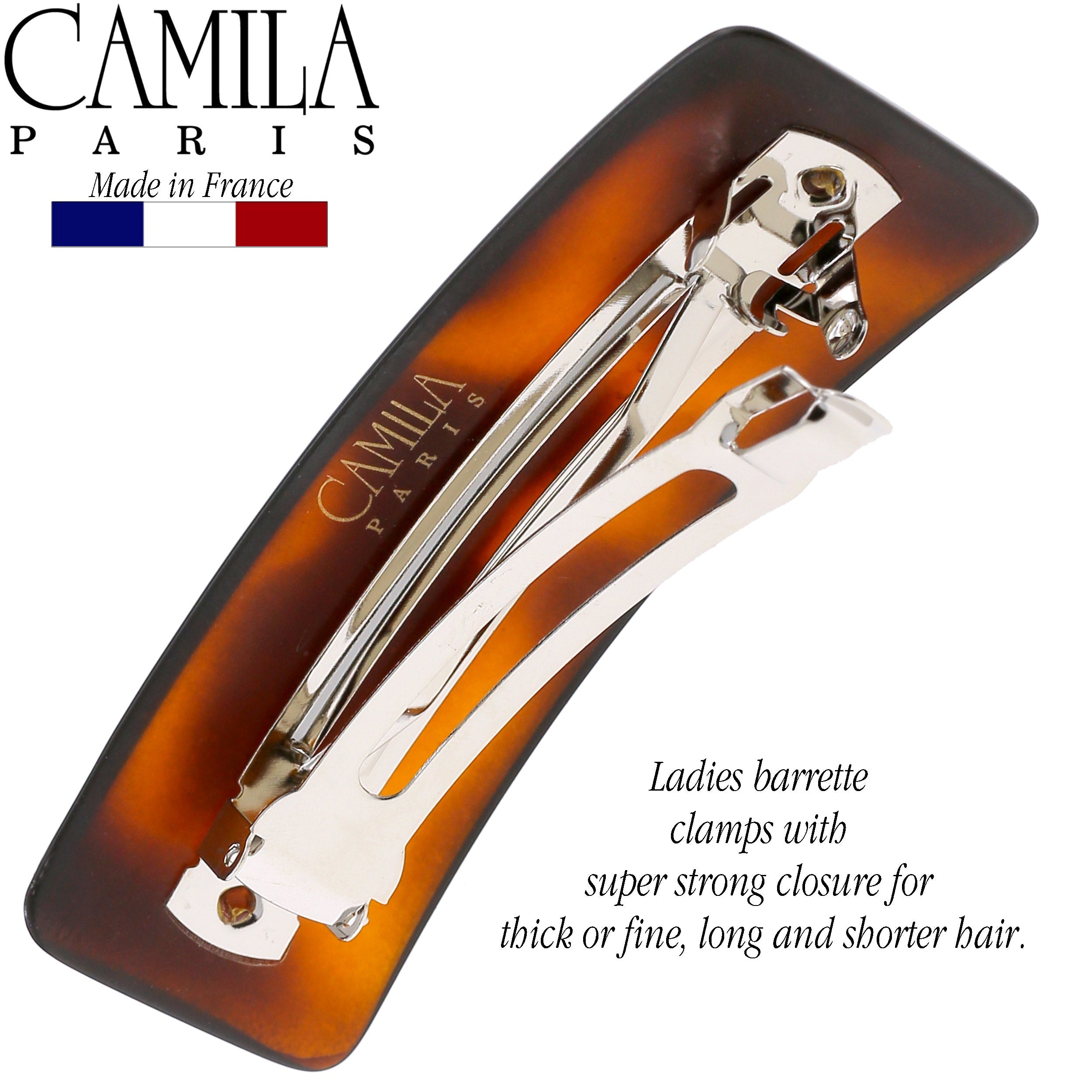 Camila Paris French barrette cellulose acetate