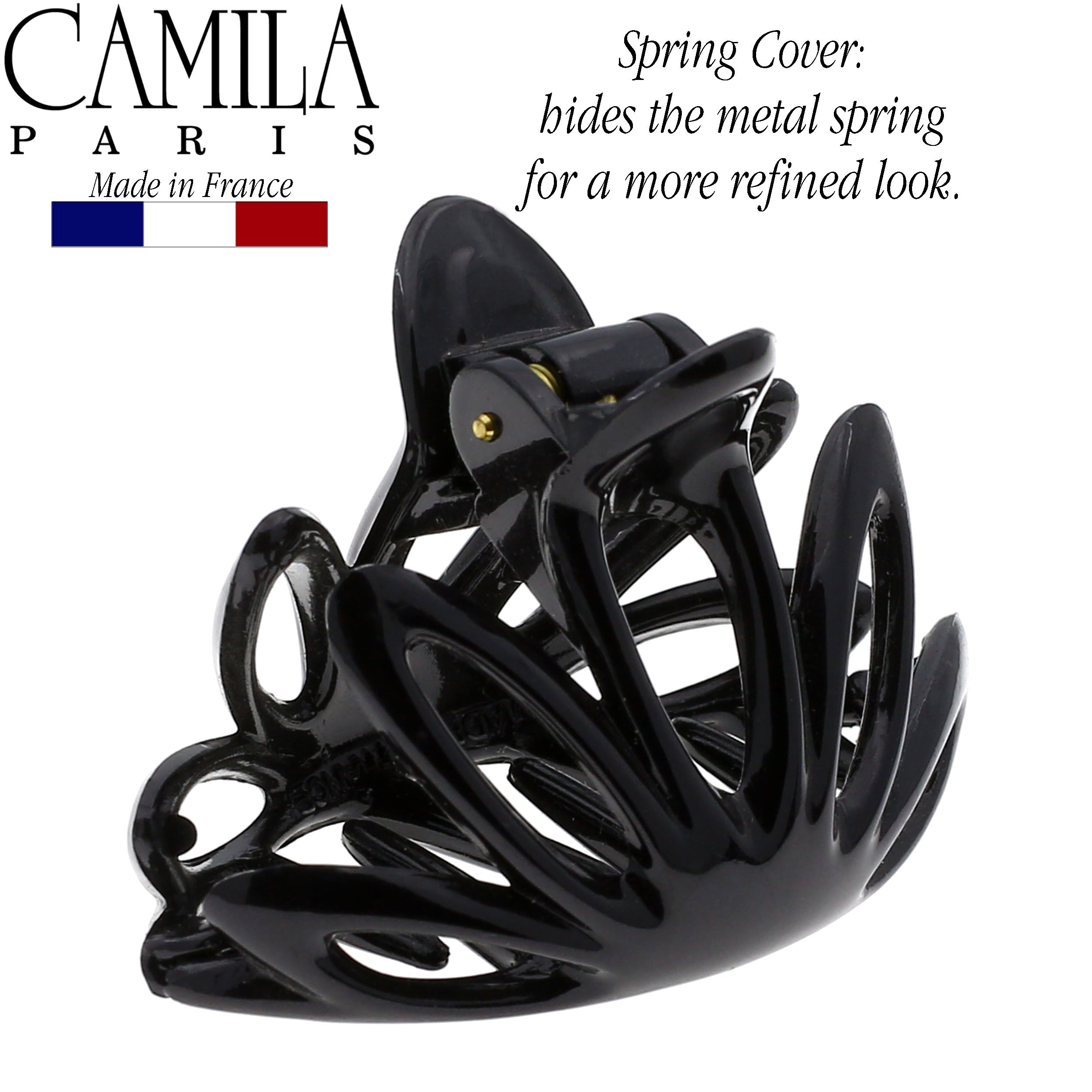 Camila Paris Bloom French hair clip cellulose acetate