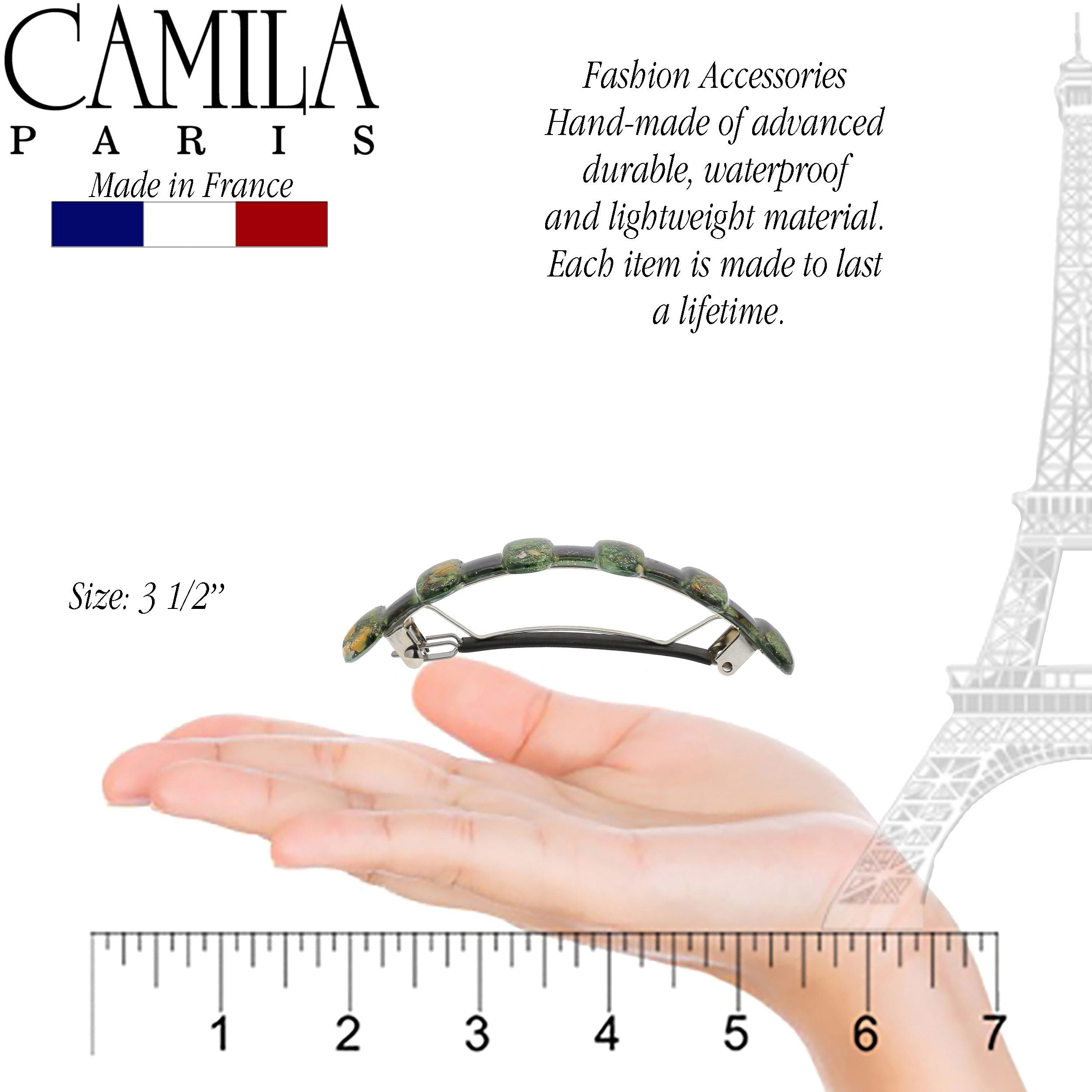 Camila Paris French barrette cellulose acetate