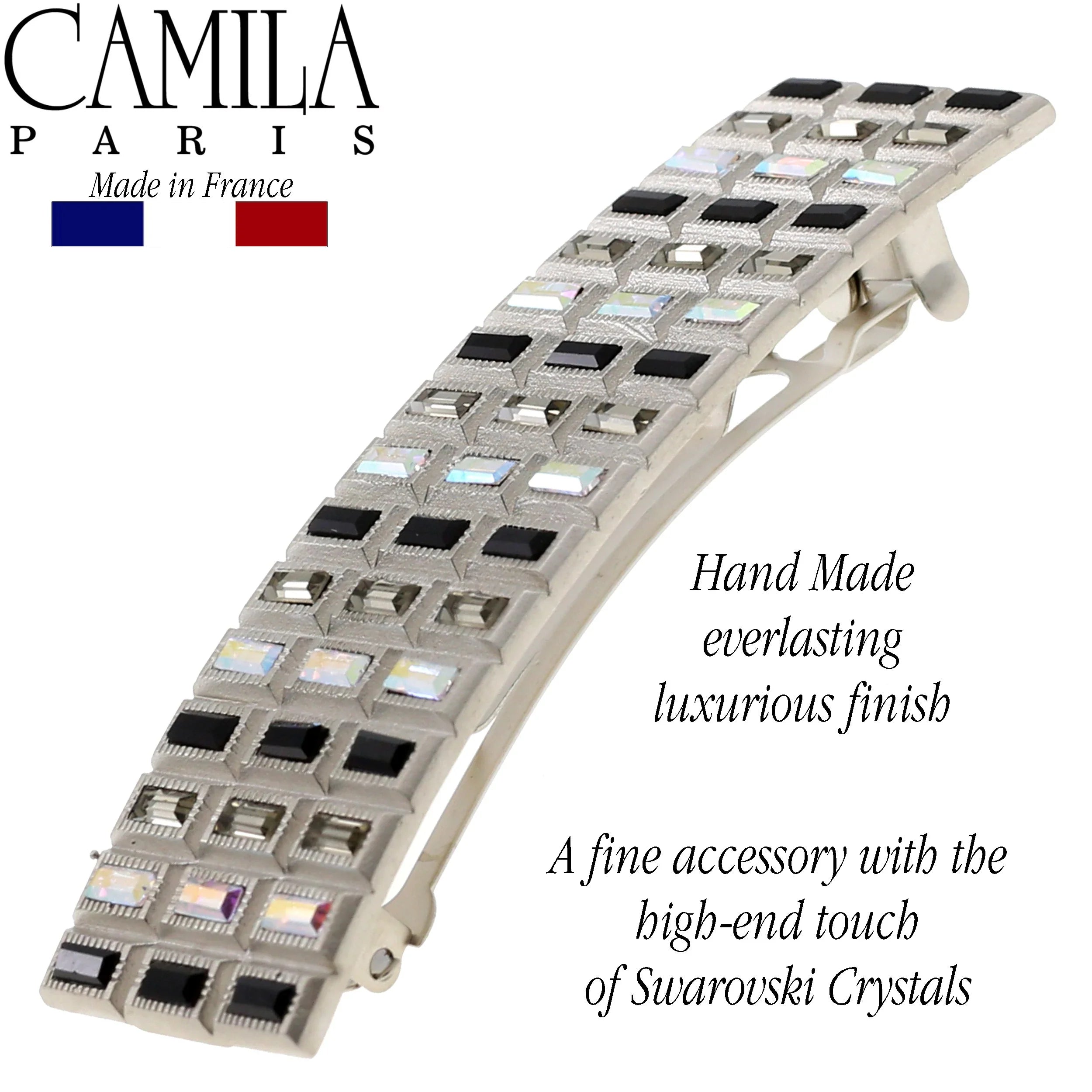 Camila Paris French barrette cellulose acetate