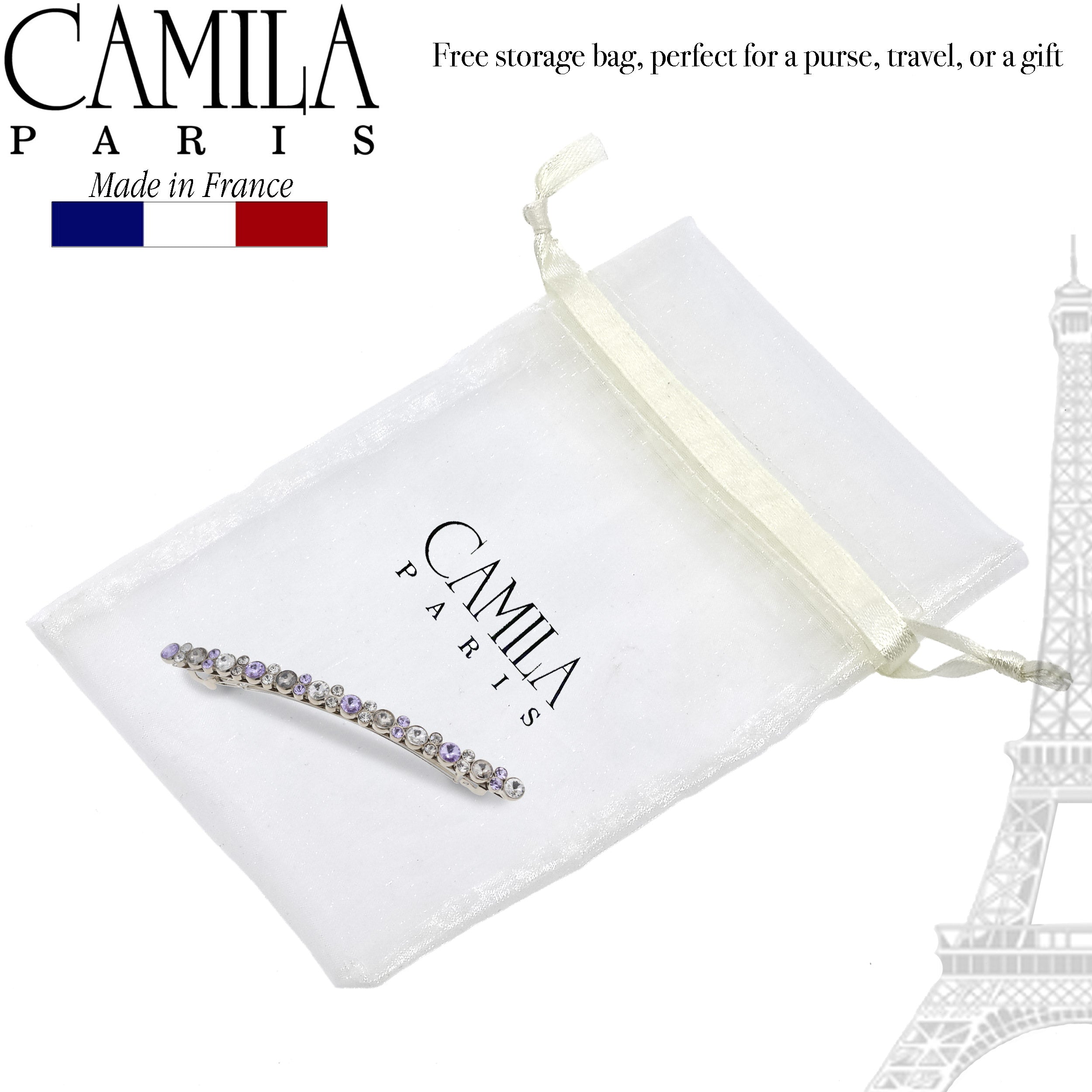 Camila Paris French barrette cellulose acetate handmade