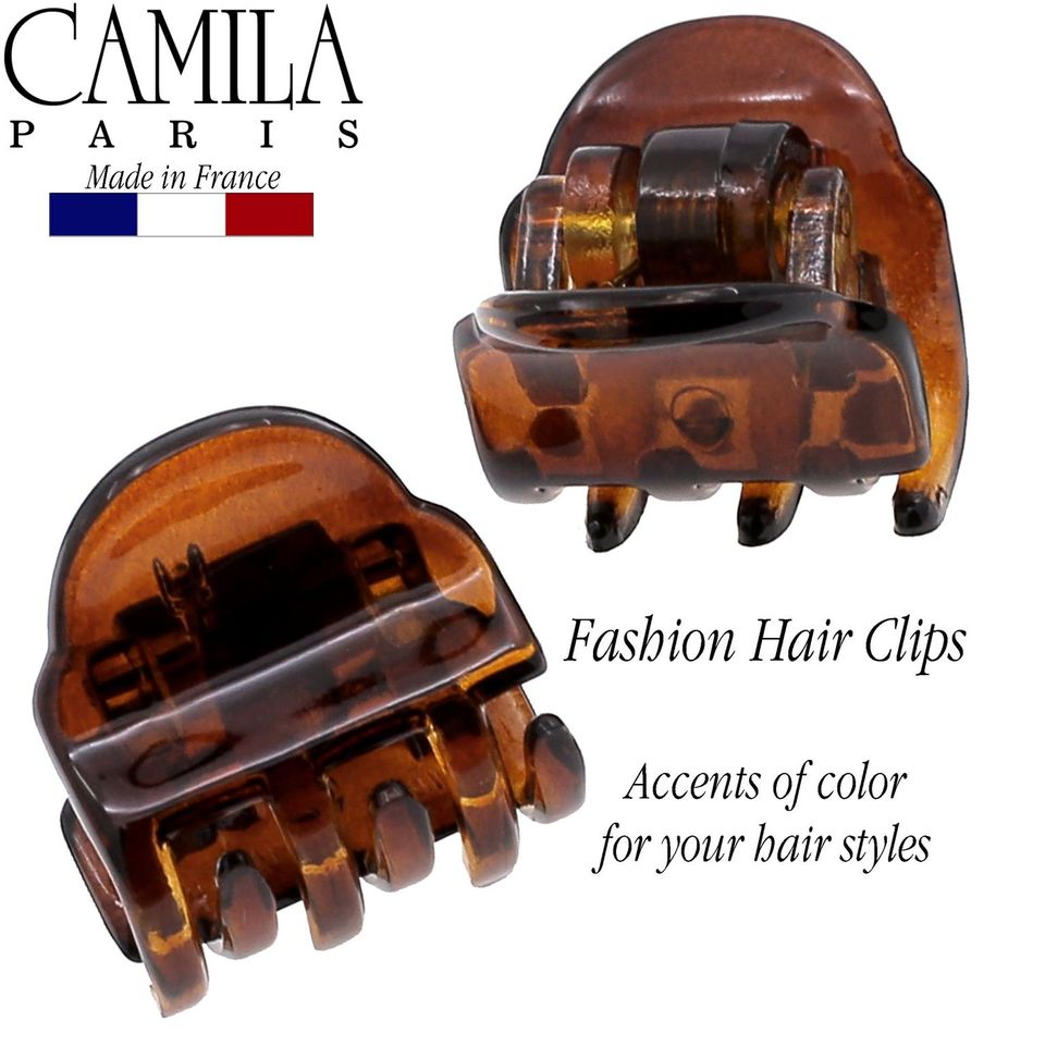 Camila Paris 0.5" French hair clip cellulose acetate