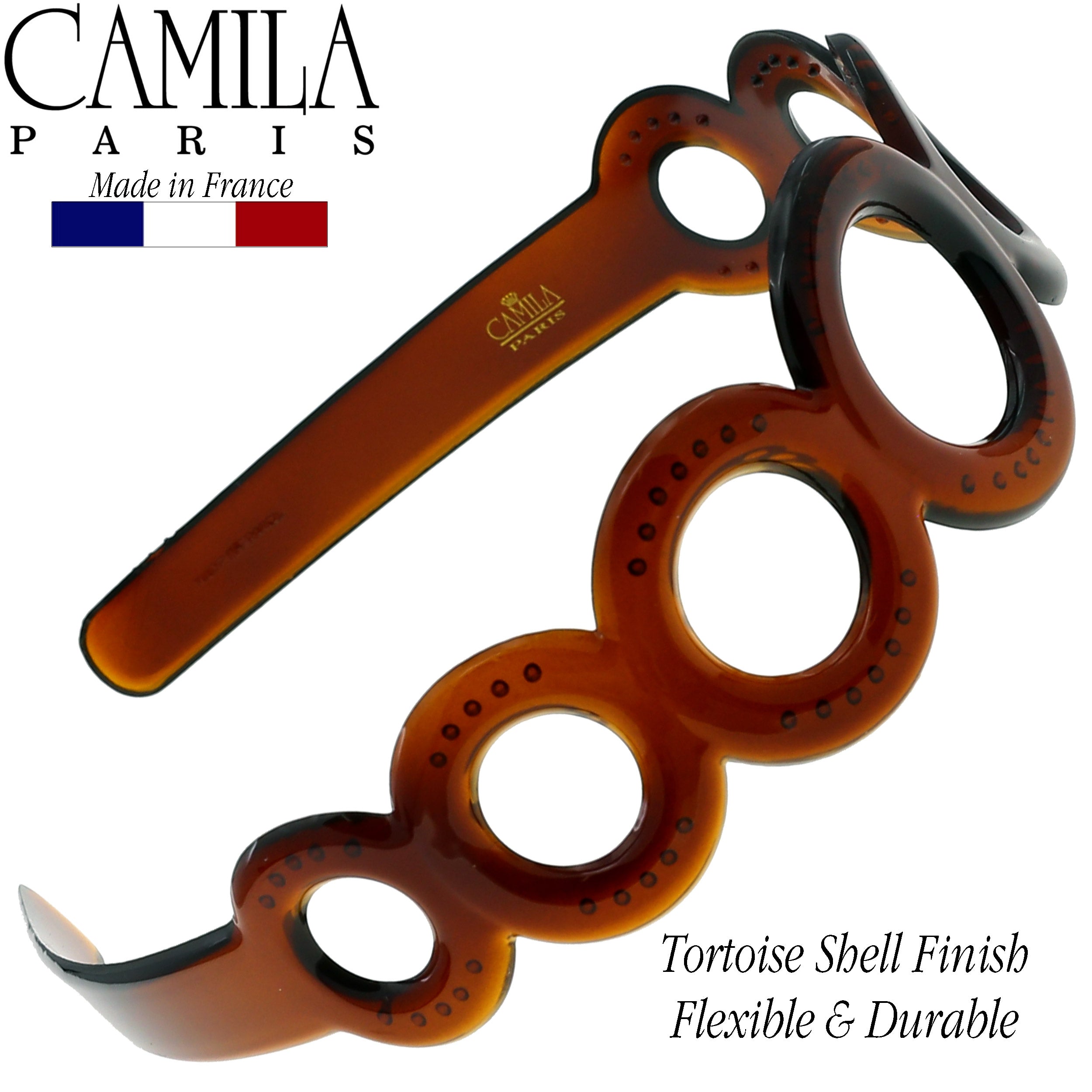 Camila Paris French headband cellulose acetate