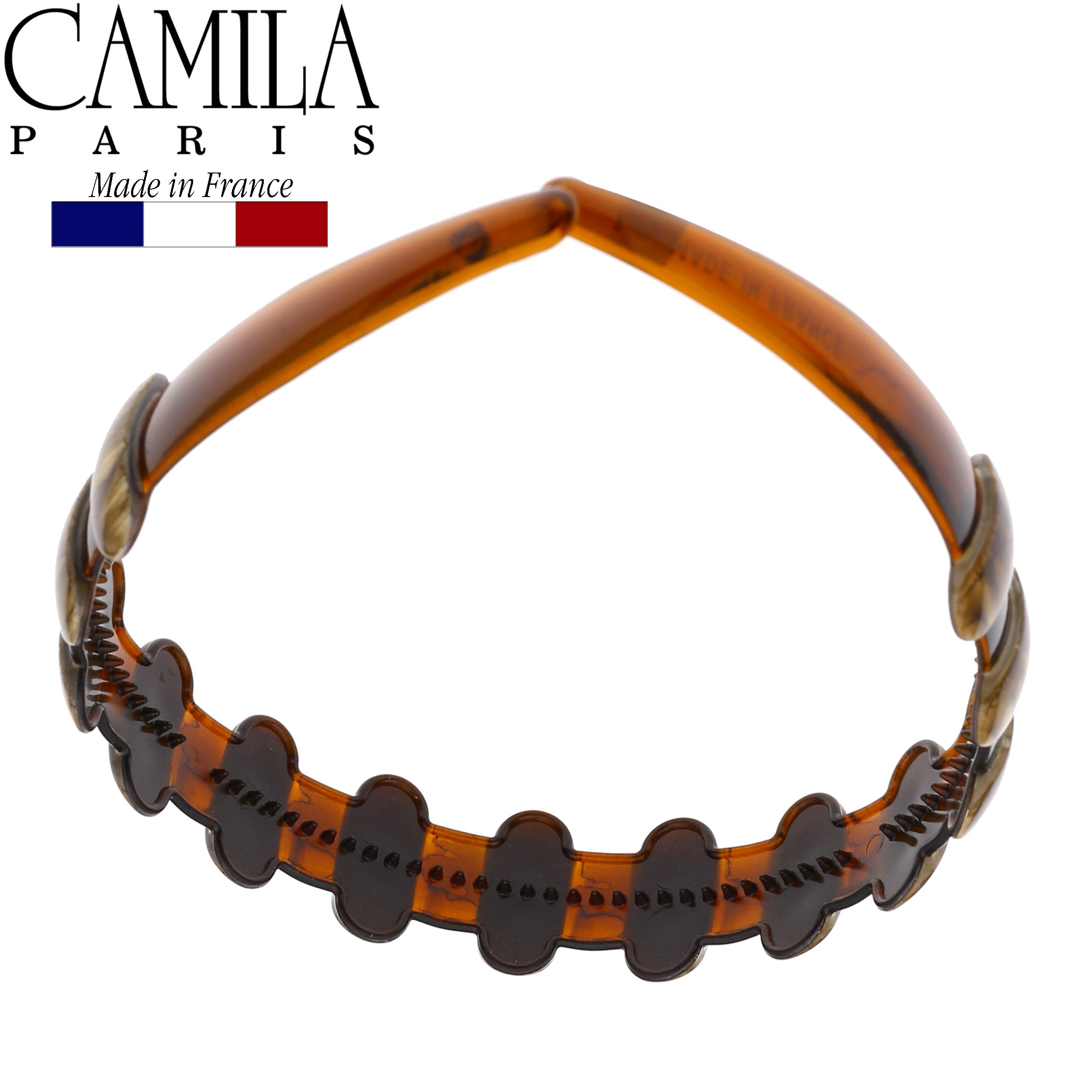 Camila Paris French headband cellulose acetate
