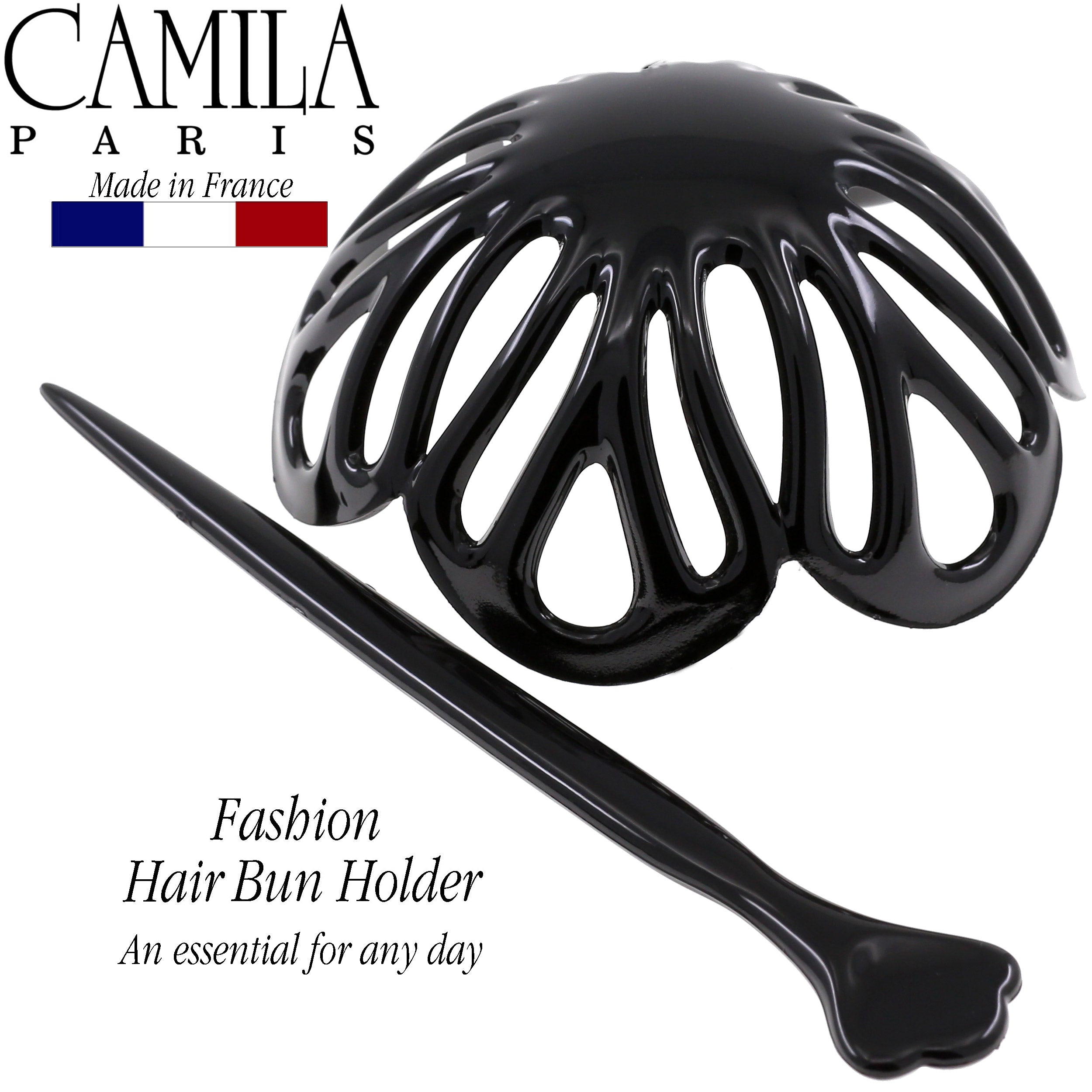 Camila Paris French bun holder cellulose acetate