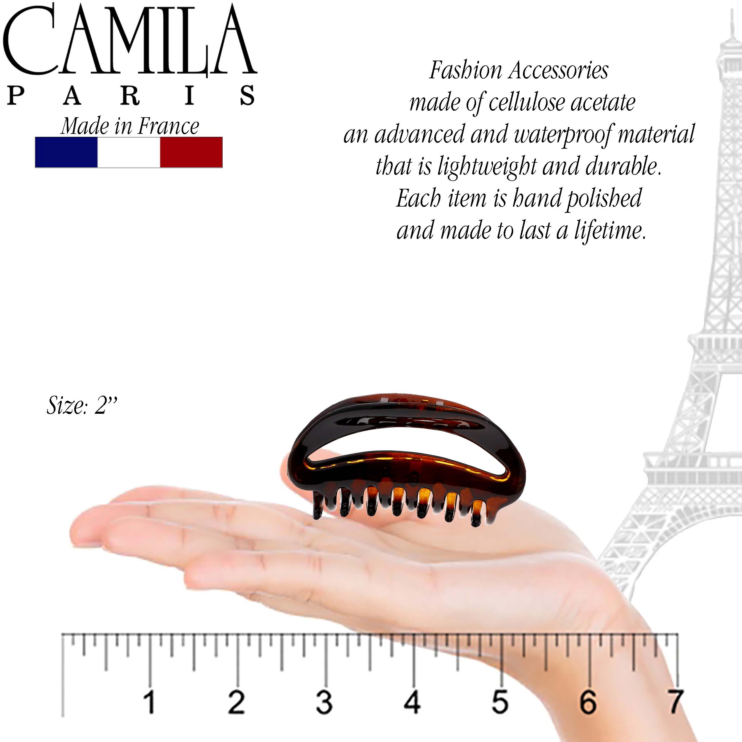 Camila Paris 2 Inch French hair clip cellulose acetate