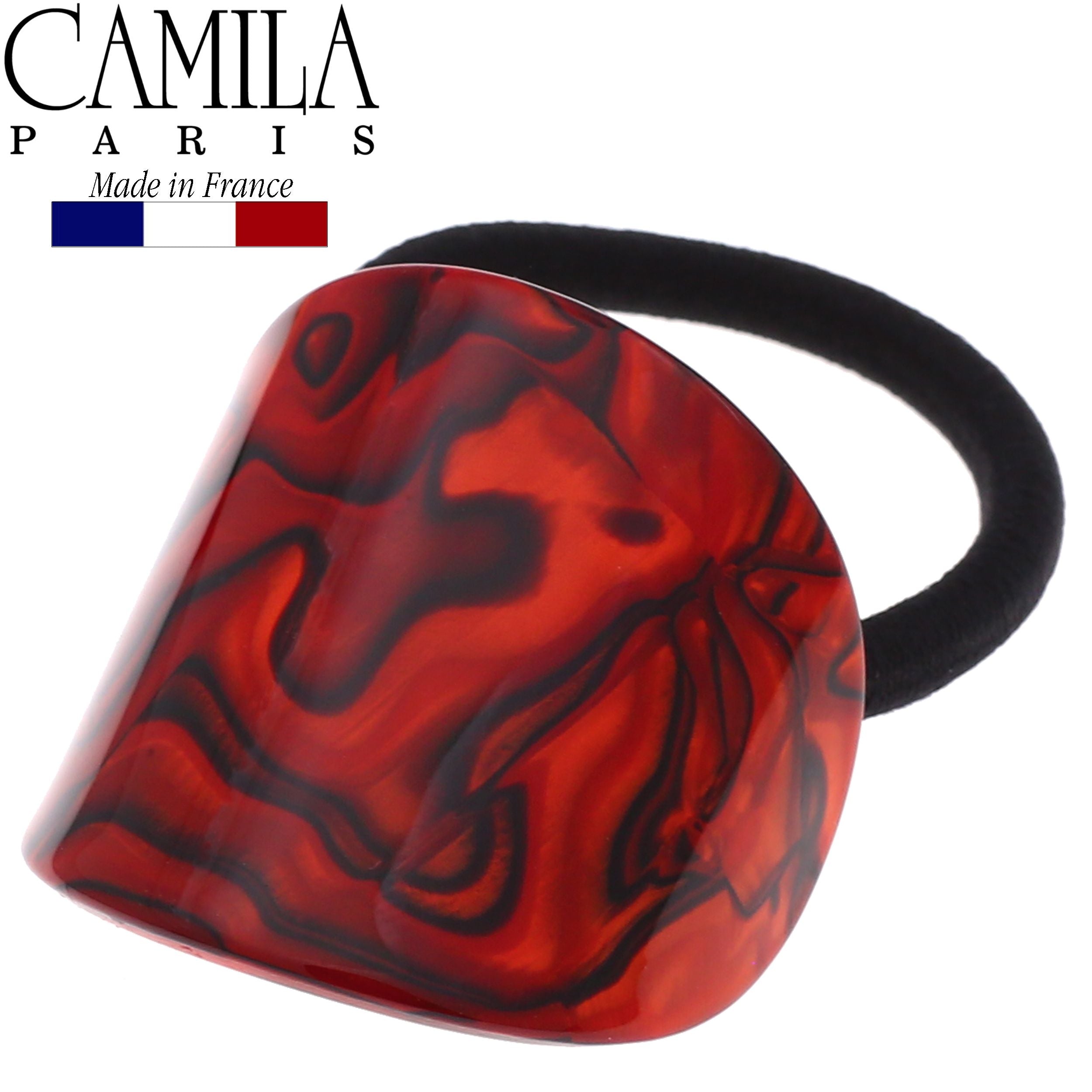 Camila Paris French hair tie cellulose acetate handmade