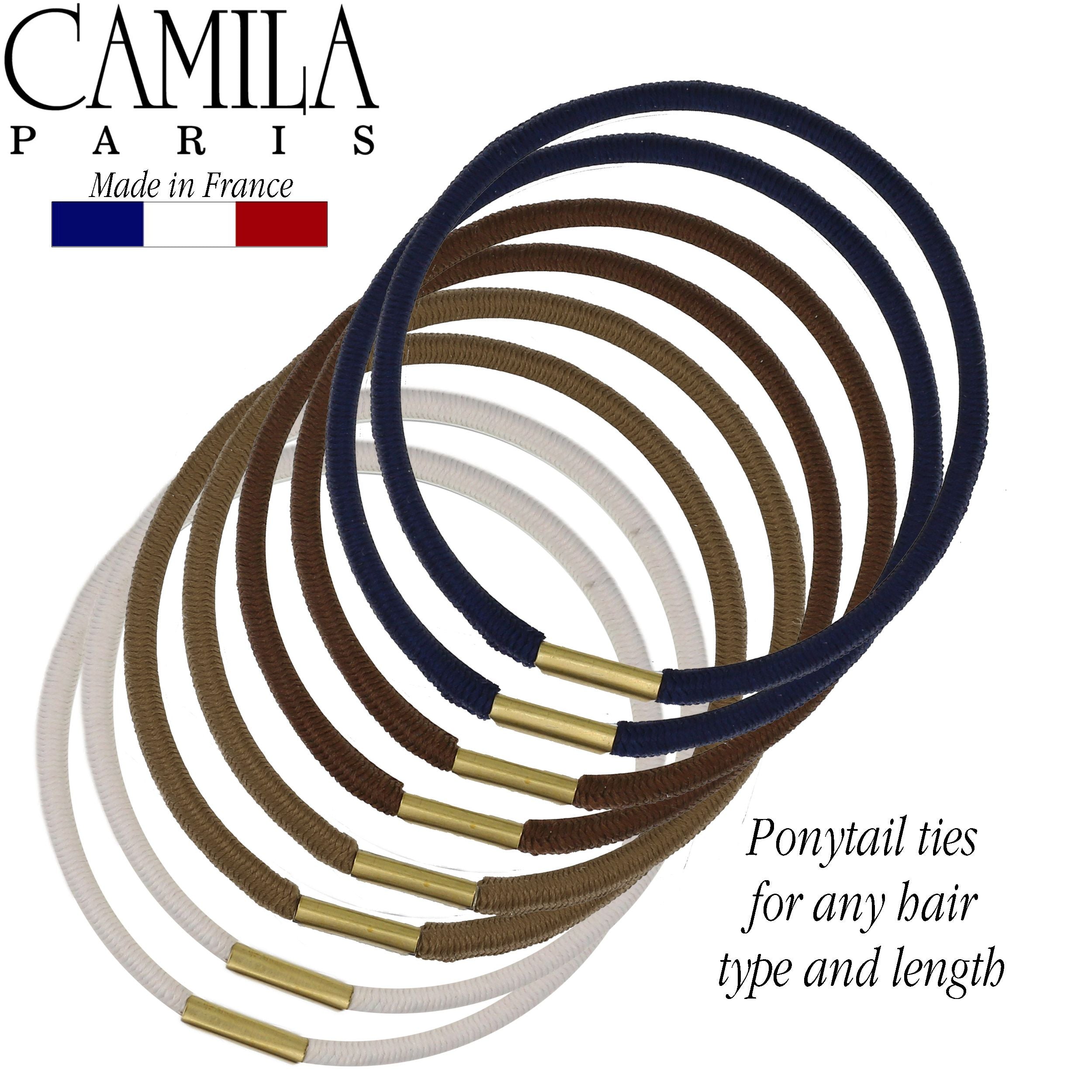 Camila Paris French hair tie cellulose acetate