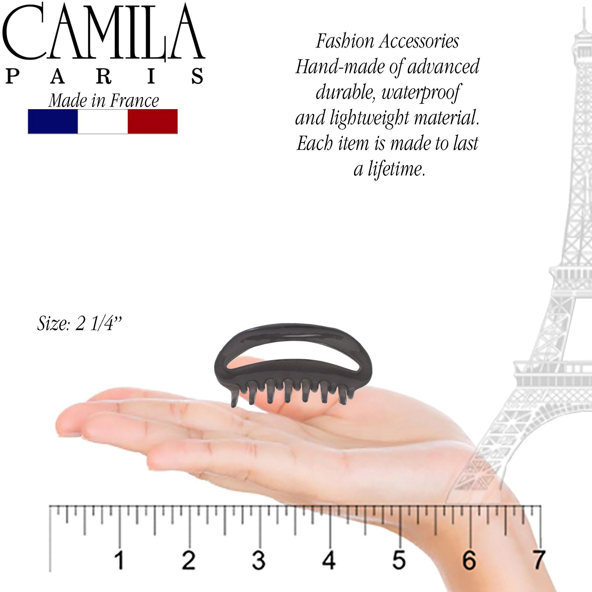 Camila Paris French hair clip cellulose acetate