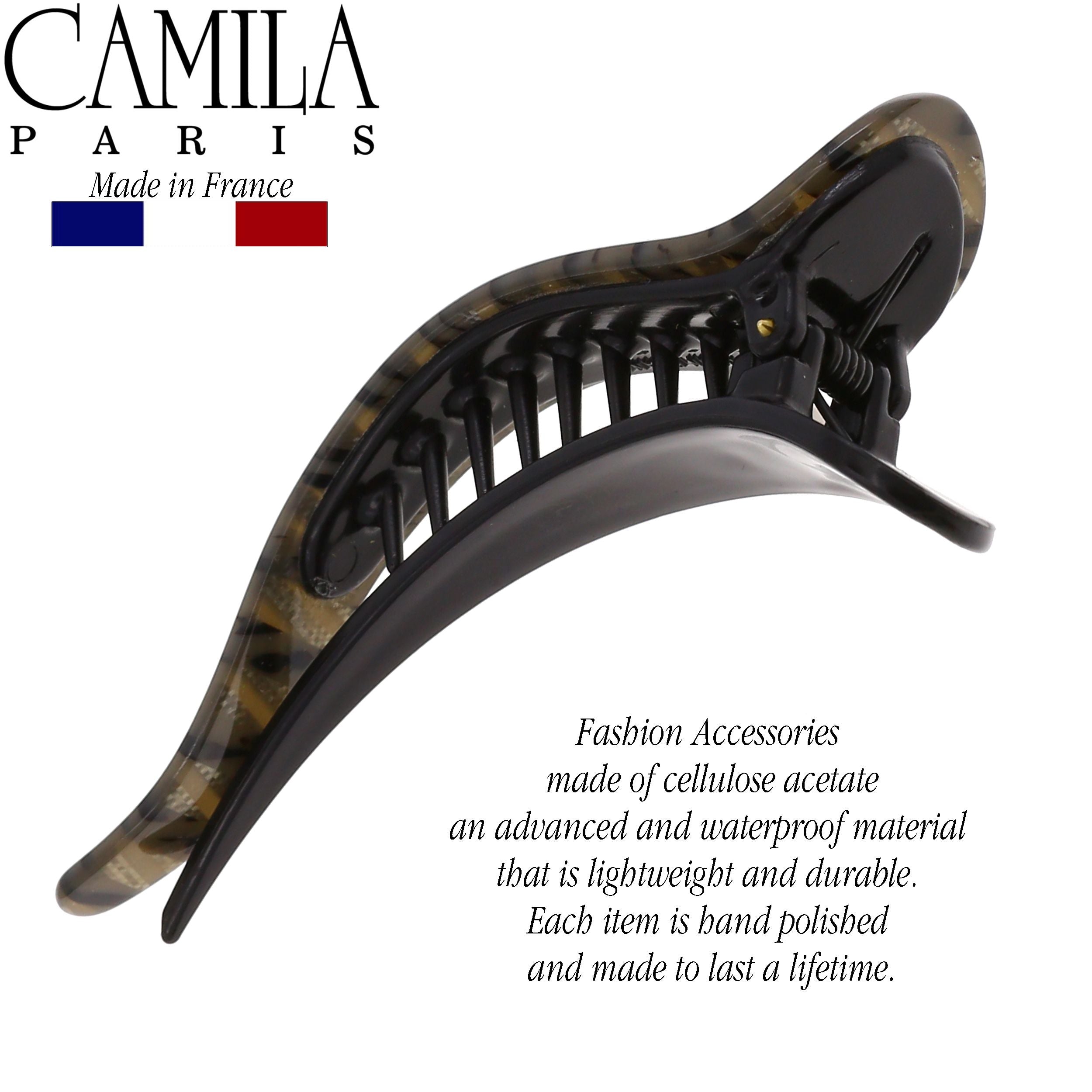 Camila Paris French hair clip cellulose acetate