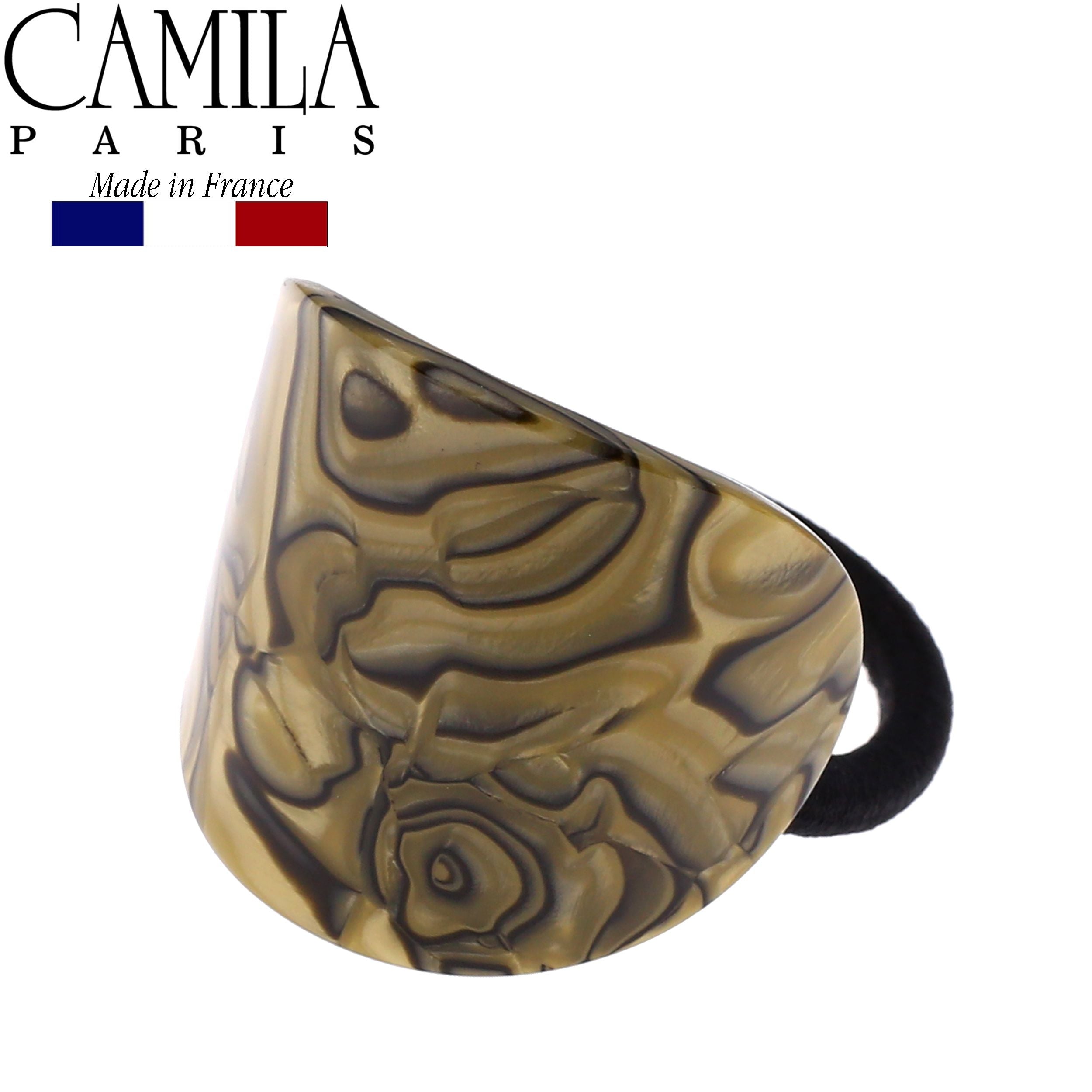 Camila Paris French hair tie cellulose acetate handmade