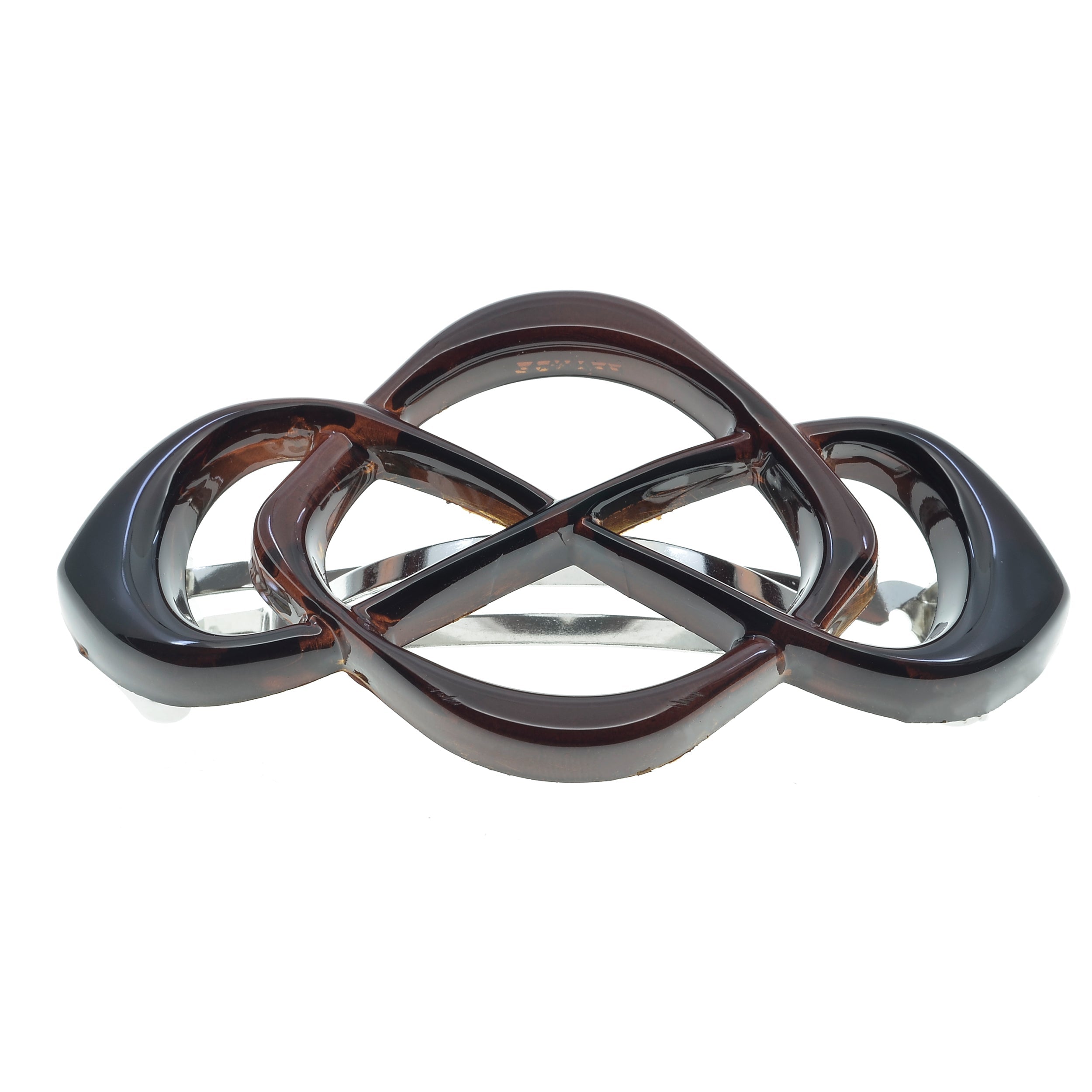 Camila Paris Nude French barrette cellulose acetate