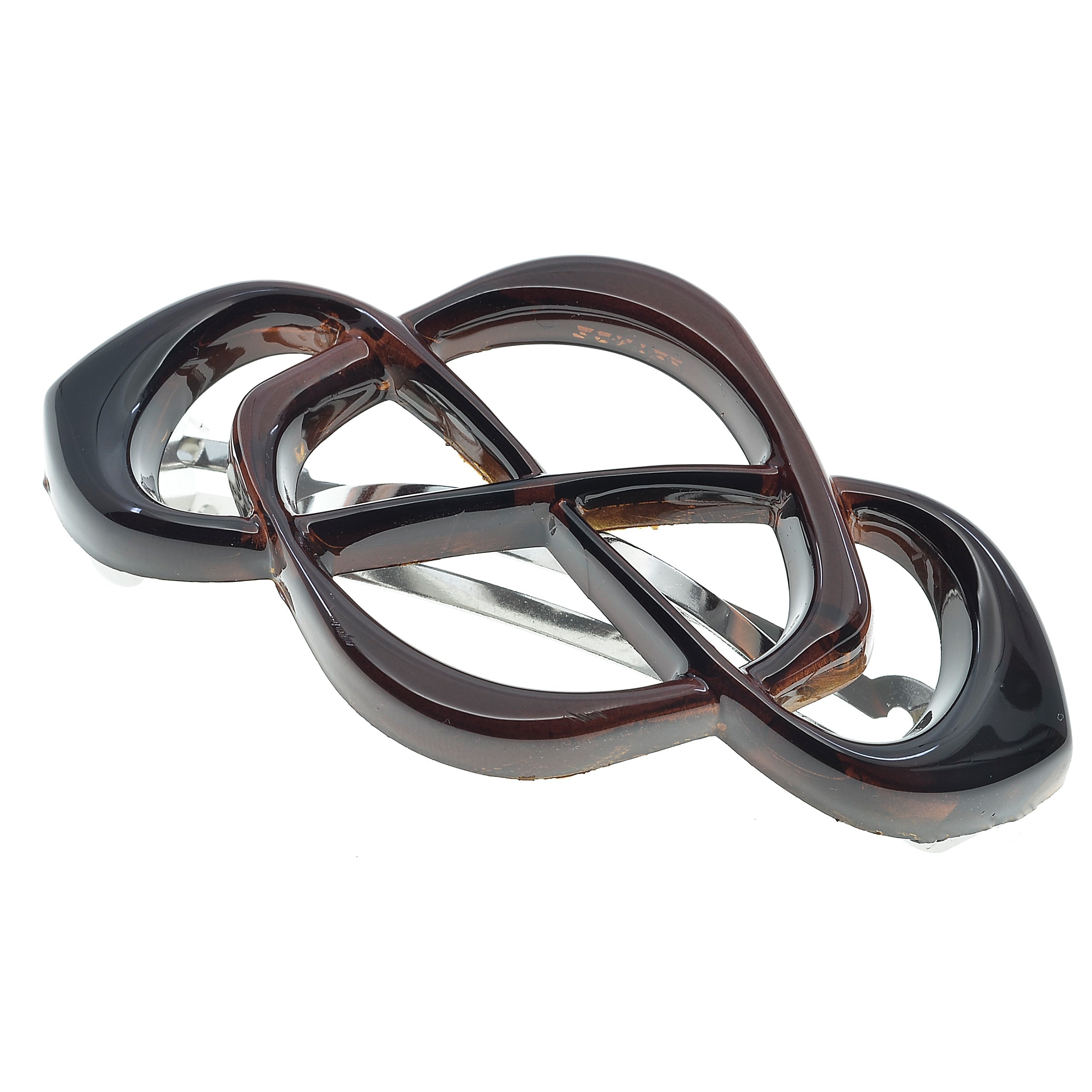 Camila Paris Tortoiseshell French barrette cellulose acetate