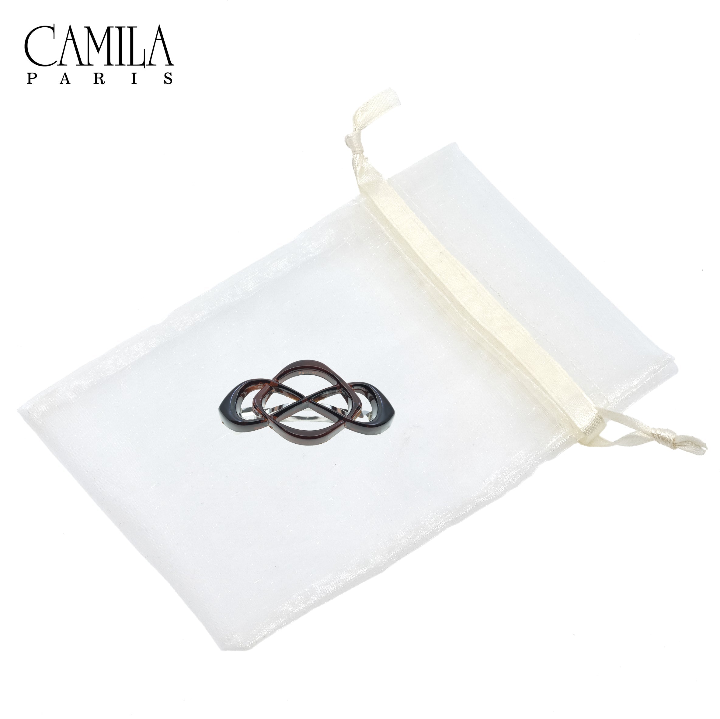 Camila Paris French barrette cellulose acetate