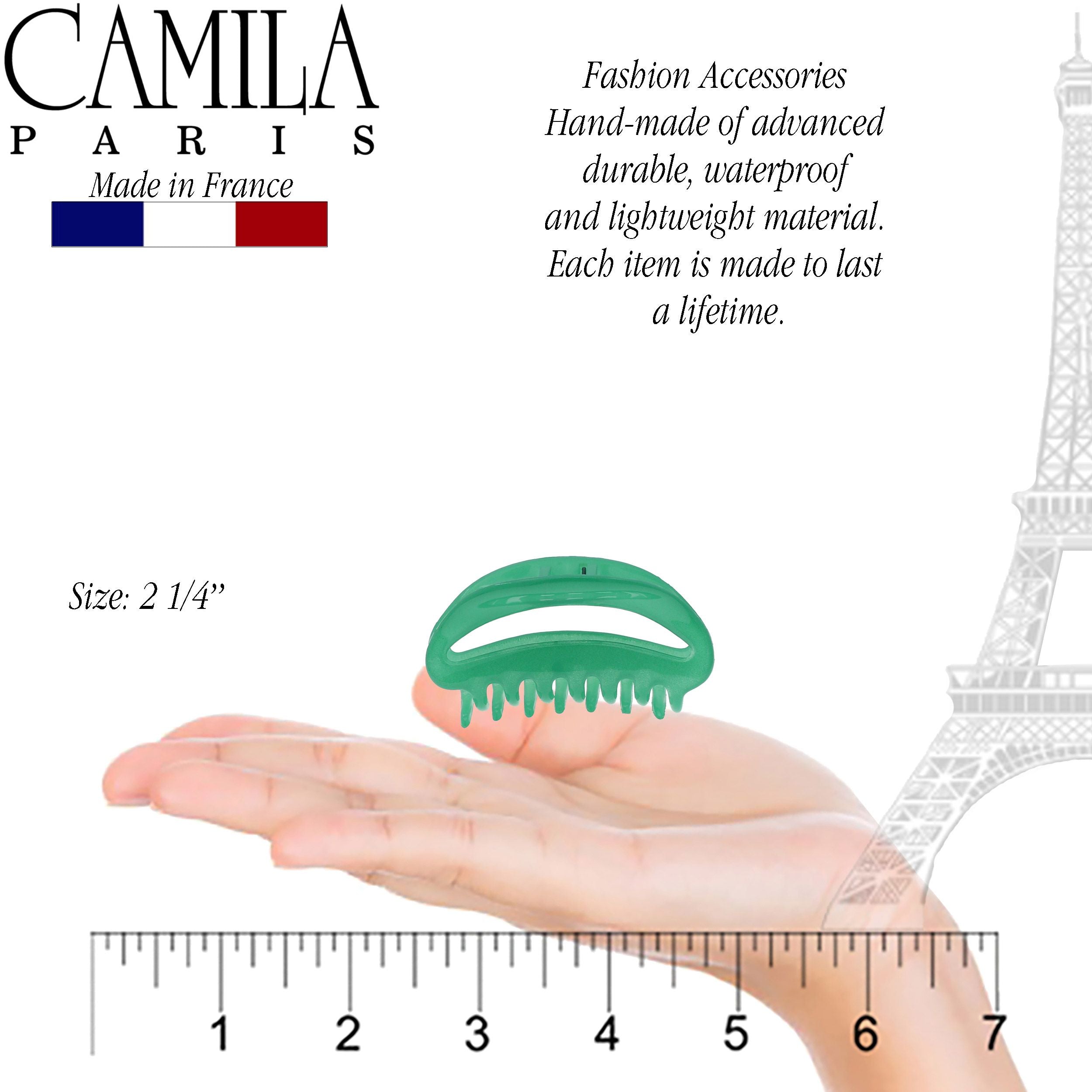 Camila Paris French hair clip cellulose acetate