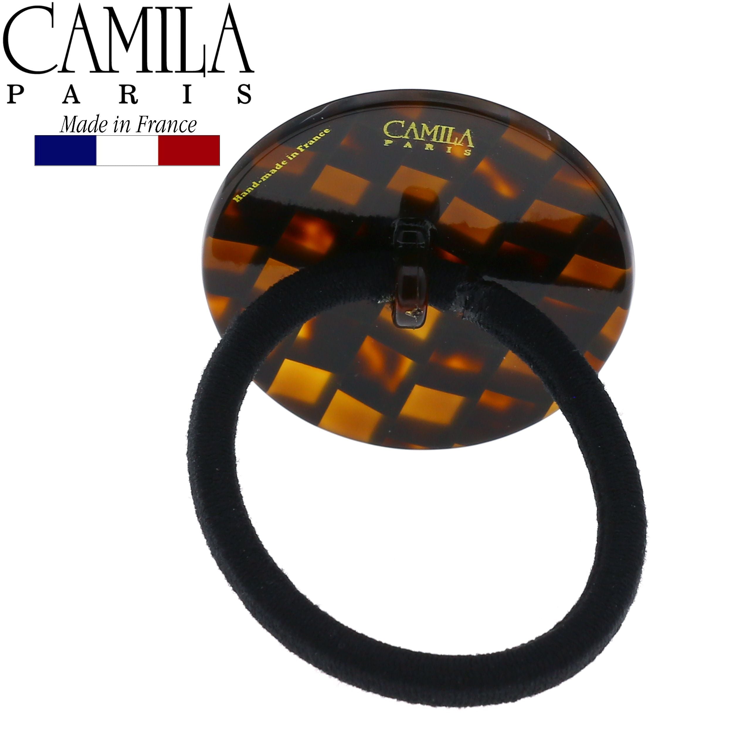 Camila Paris French hair tie cellulose acetate handmade