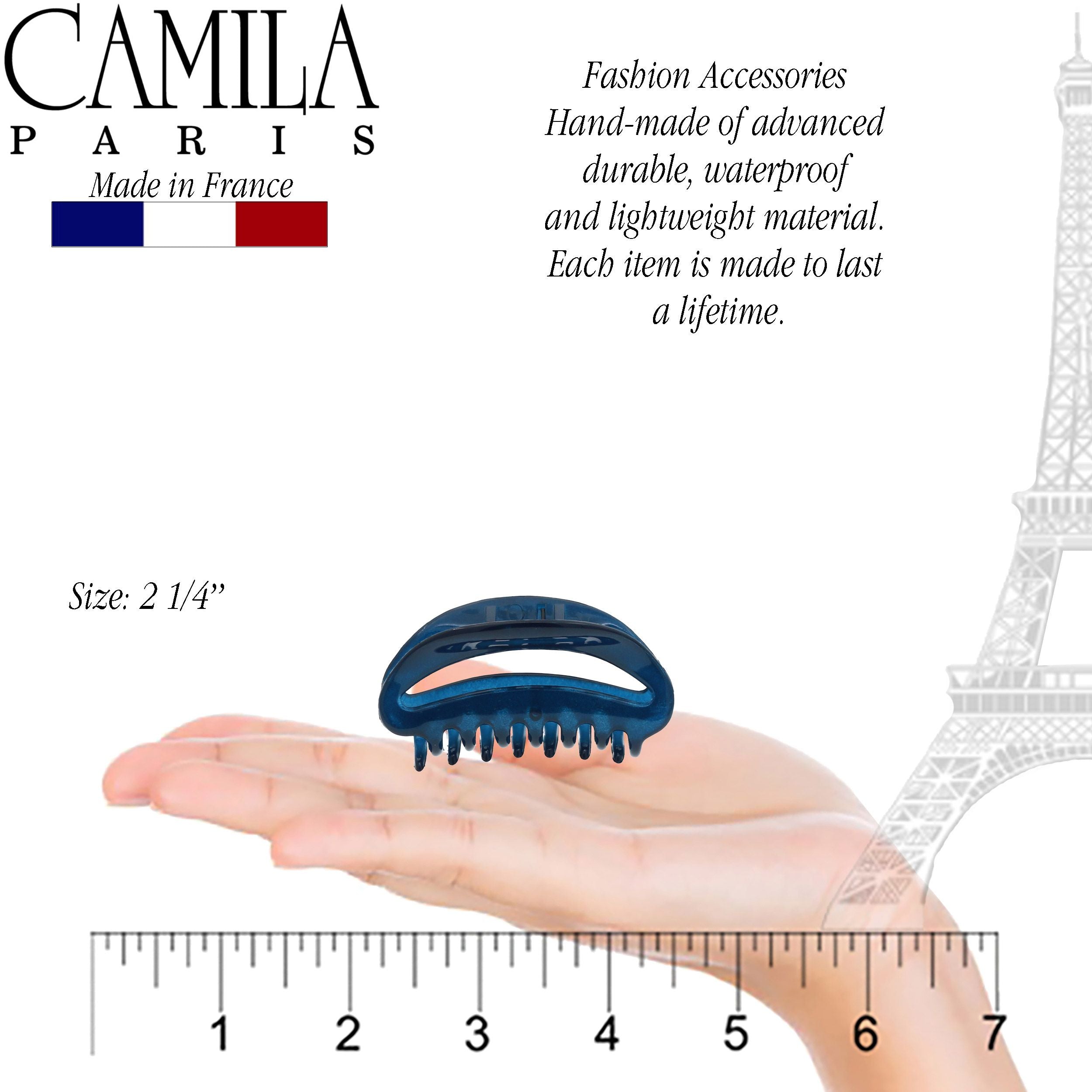Camila Paris French hair clip cellulose acetate