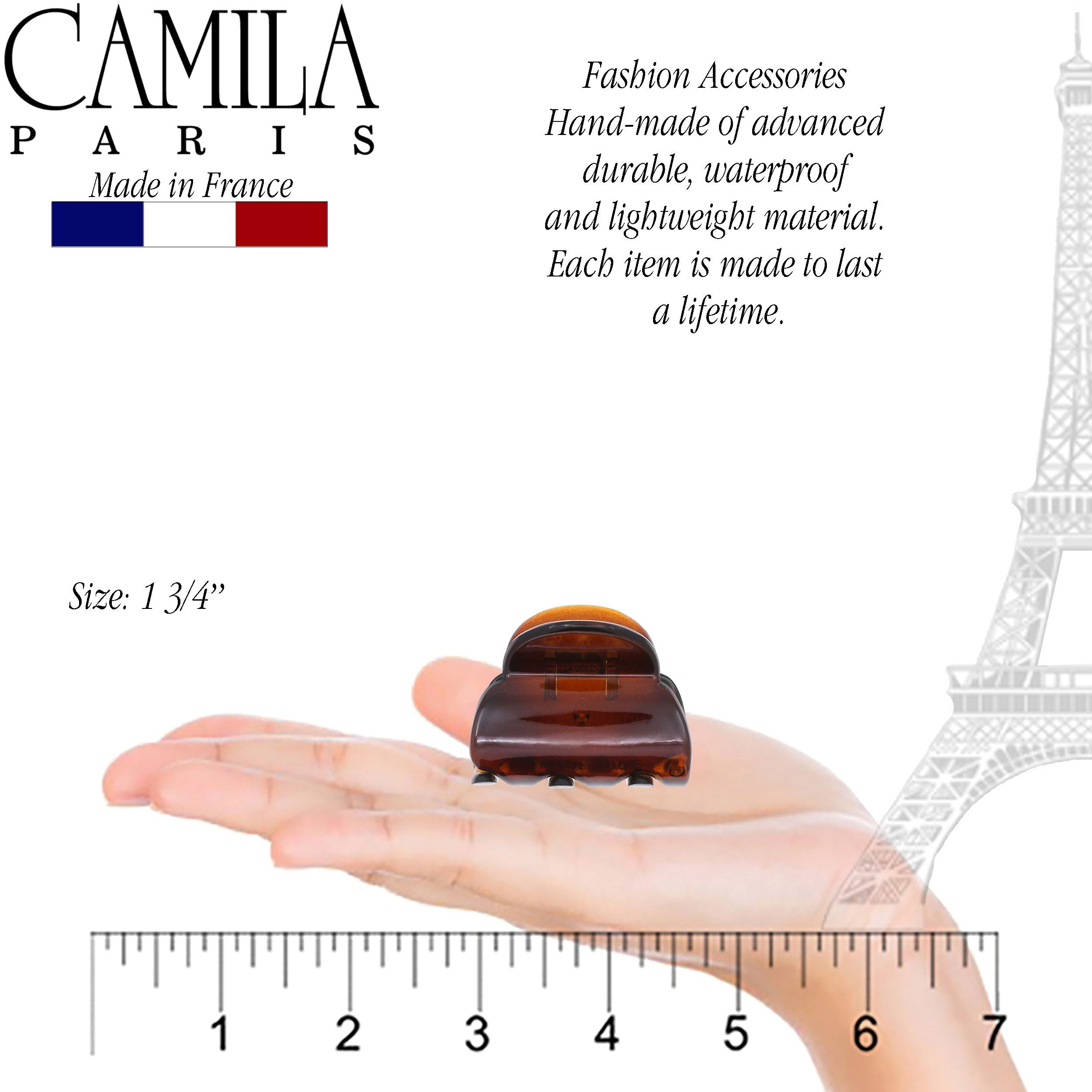 Camila Paris French hair clip cellulose acetate