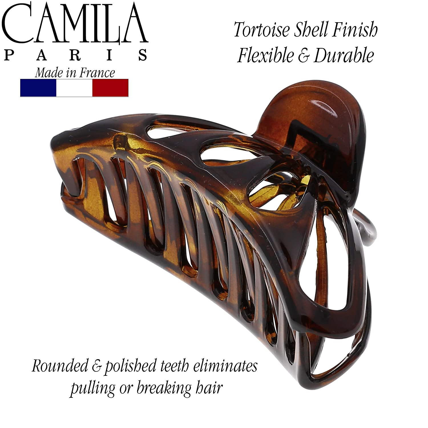 Camila Paris French claw clip cellulose acetate