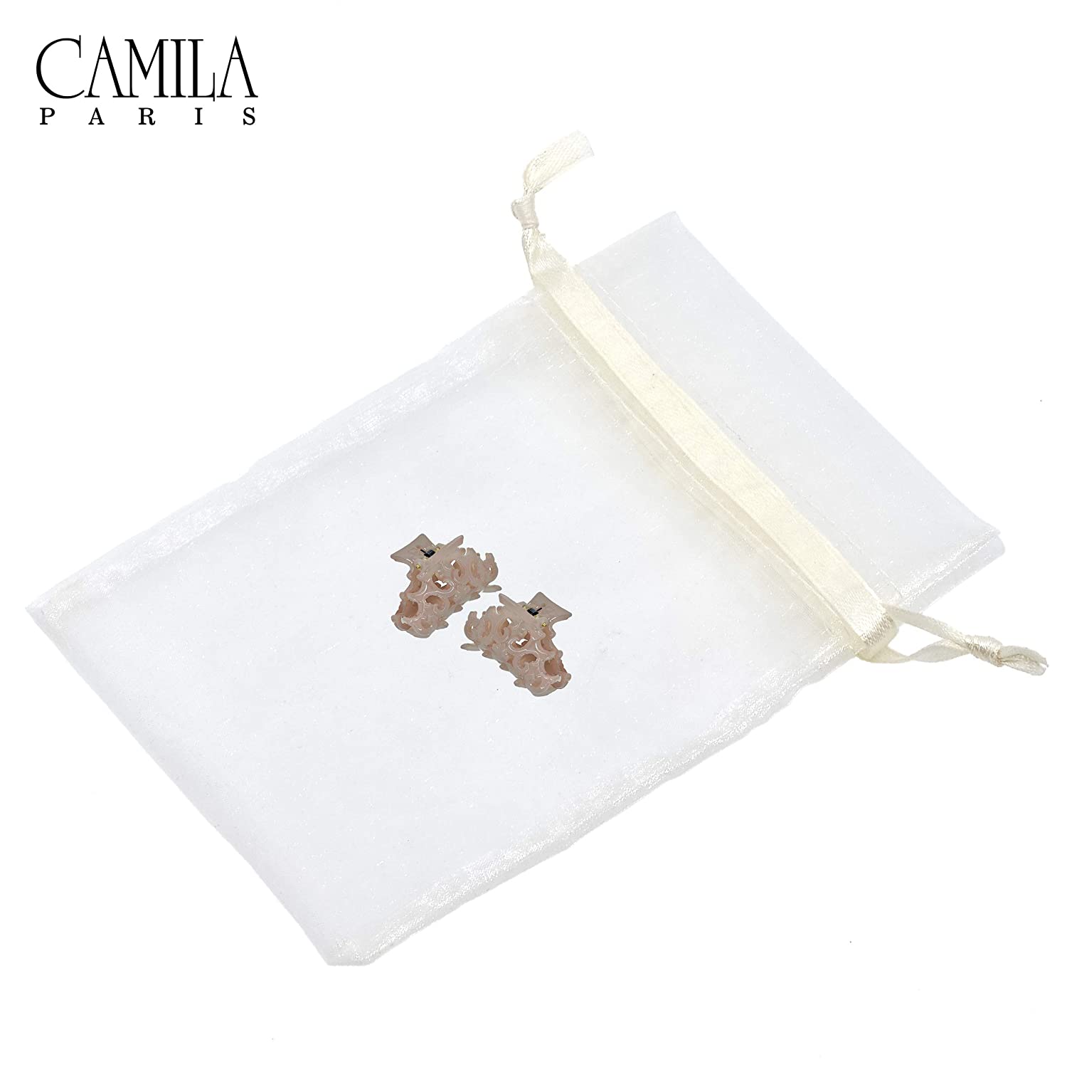 Camila Paris 3.5 Inch Baroque French hair clip cellulose acetate