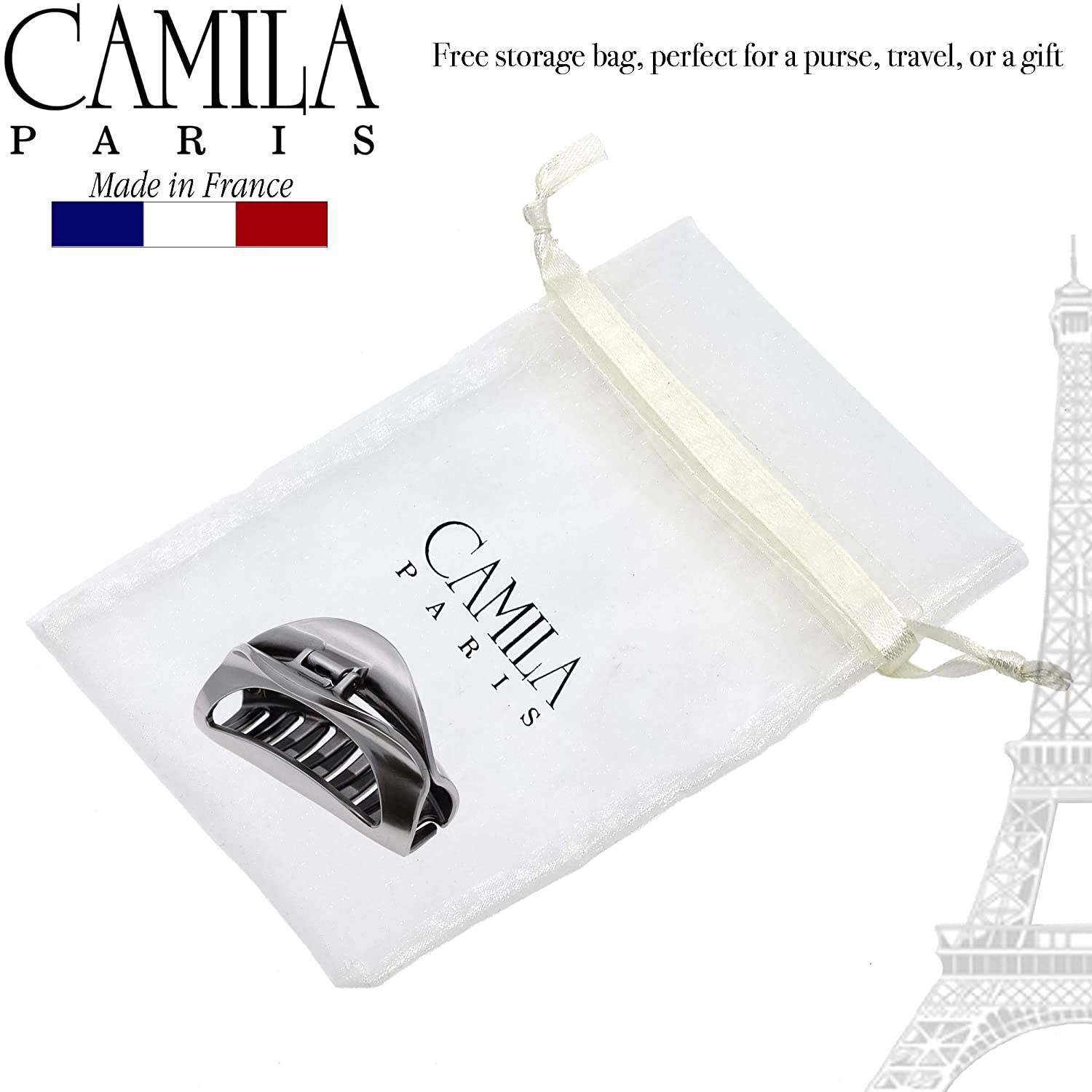 Camila Paris 3.25 Inch French hair clip cellulose acetate