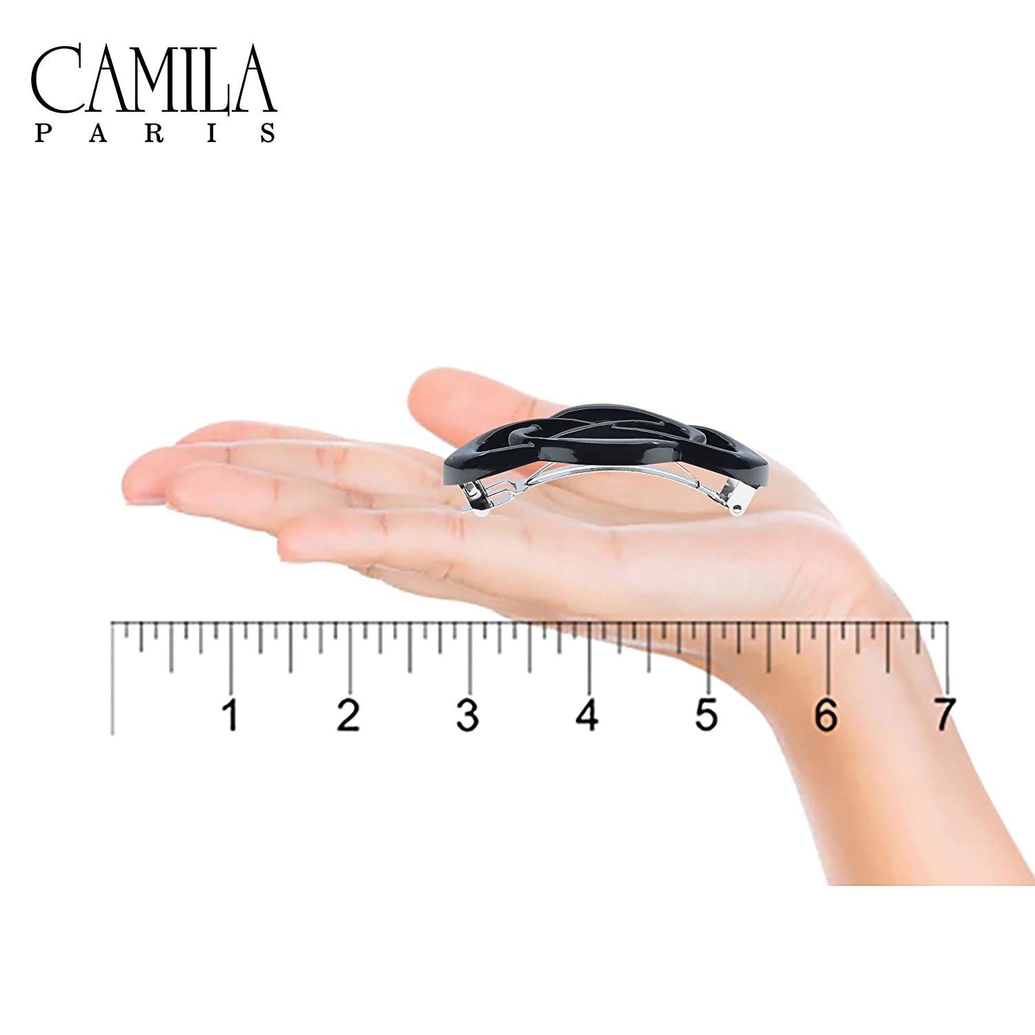 Camila Paris French barrette cellulose acetate